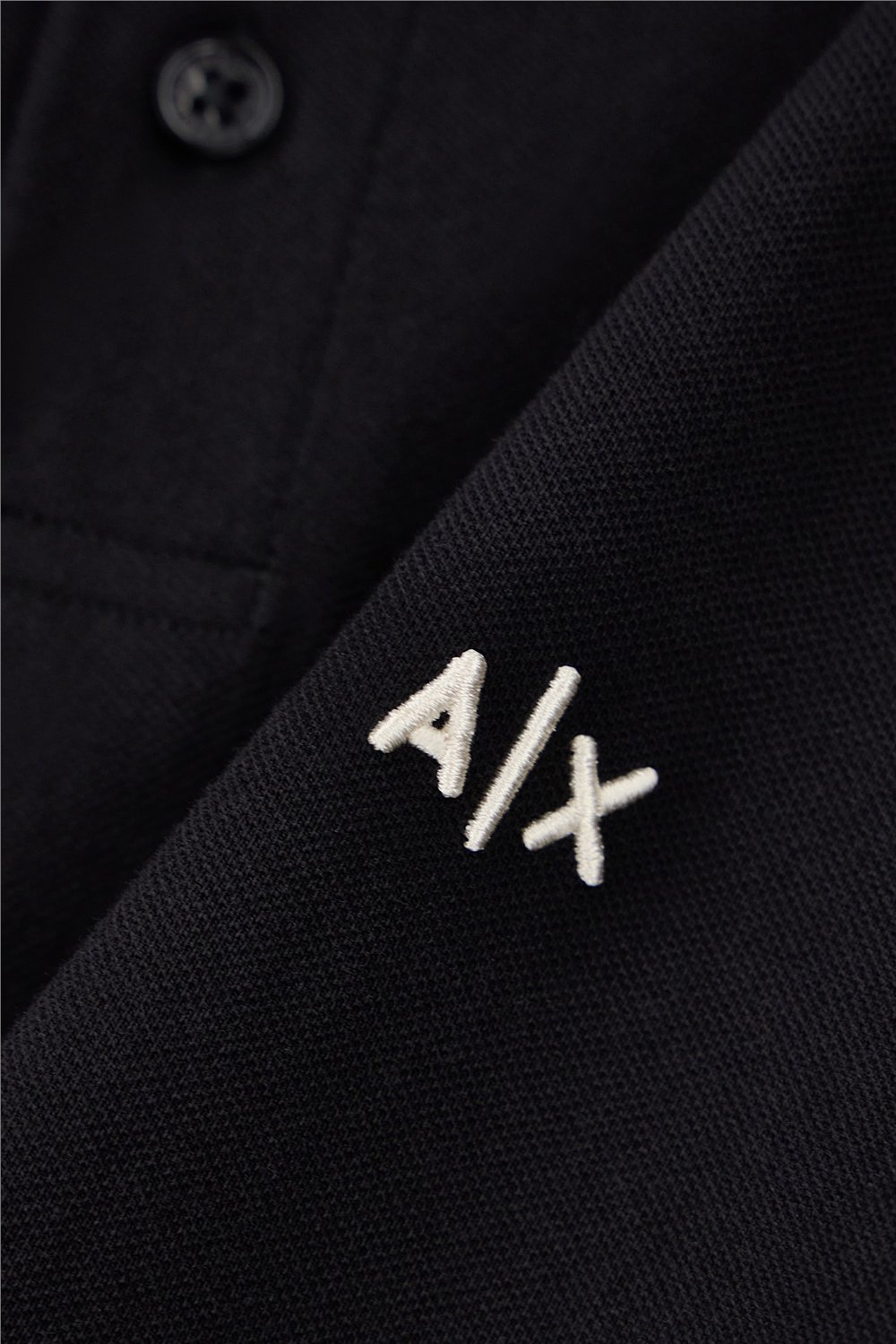 Armani Exchange Erkek Polo Yaka T-Shirt Siyah