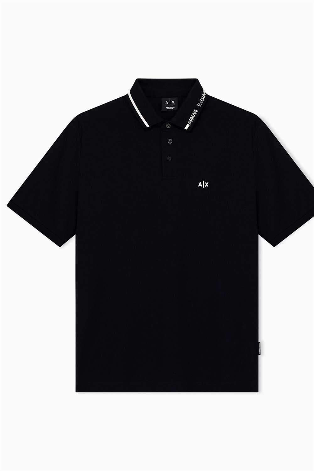 Armani Exchange Erkek Polo Yaka T-Shirt Siyah