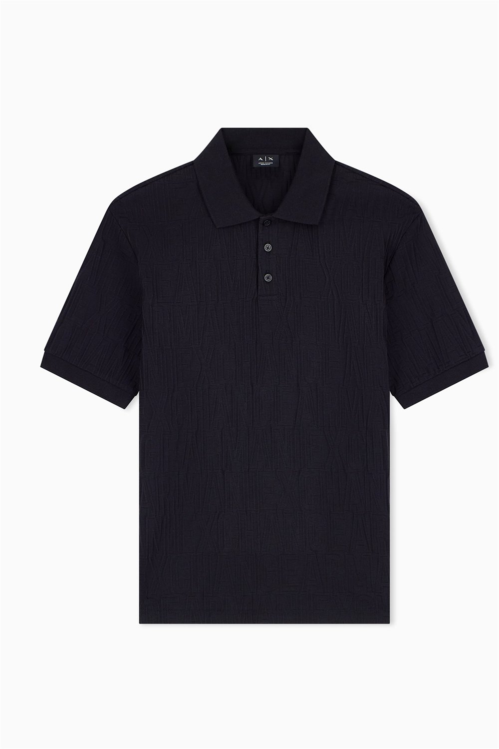 Armani Exchange Erkek Polo Yaka T-Shirt Siyah