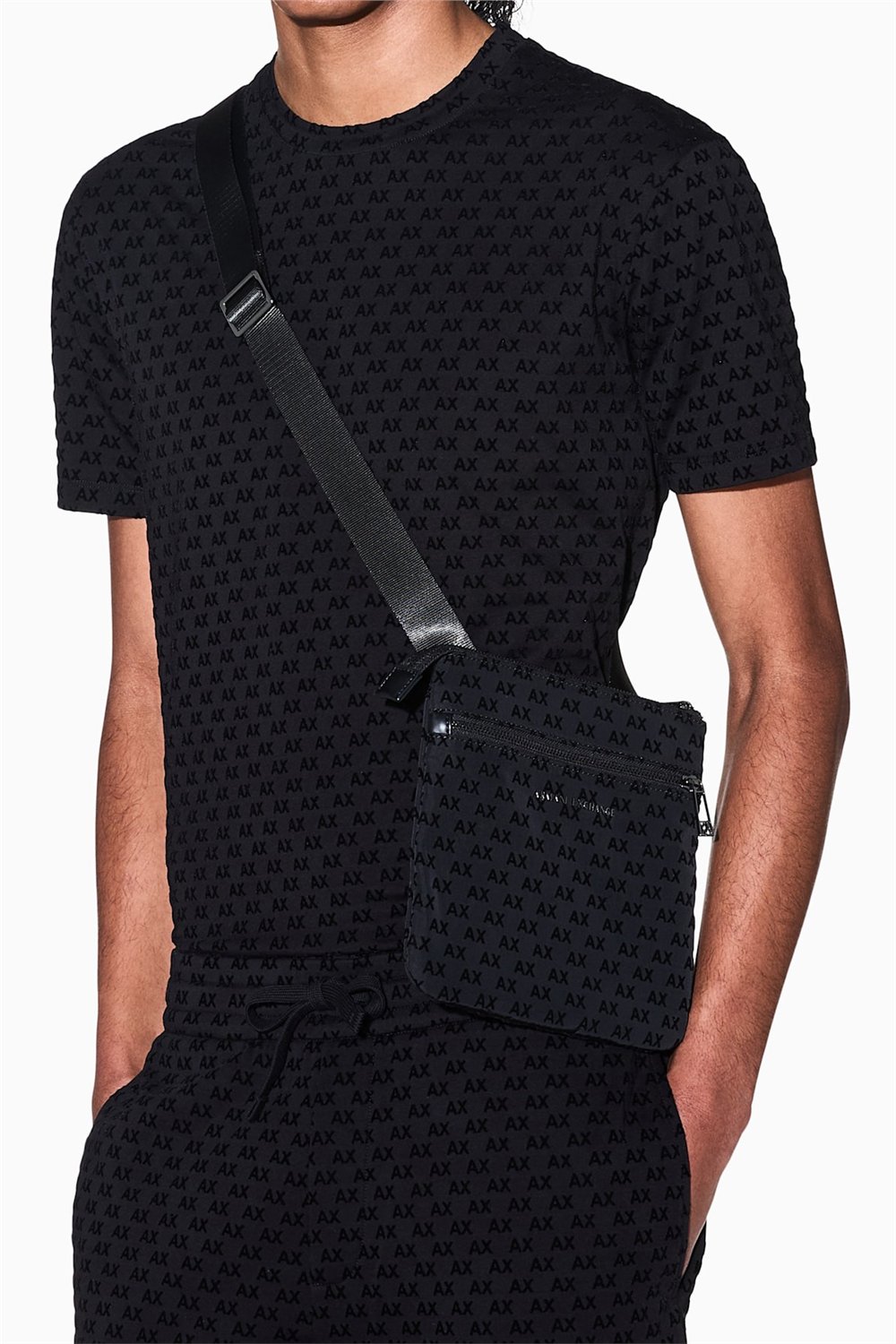 Armani Exchange Erkek Reporter Çanta Siyah