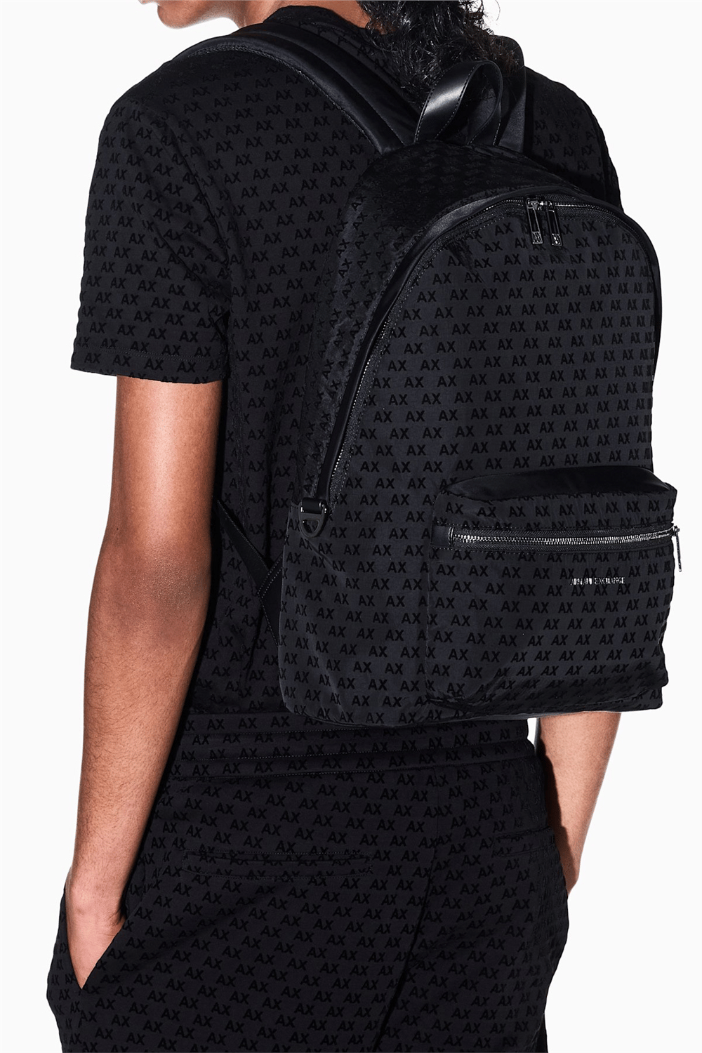 Armani Exchange Erkek Sırt Çantası Siyah