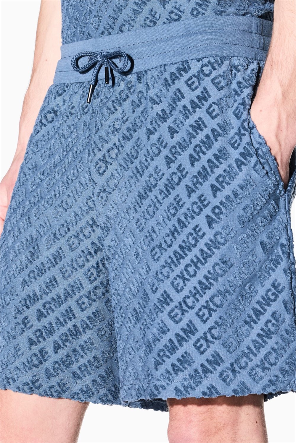 Armani Exchange Erkek Şort Mavi