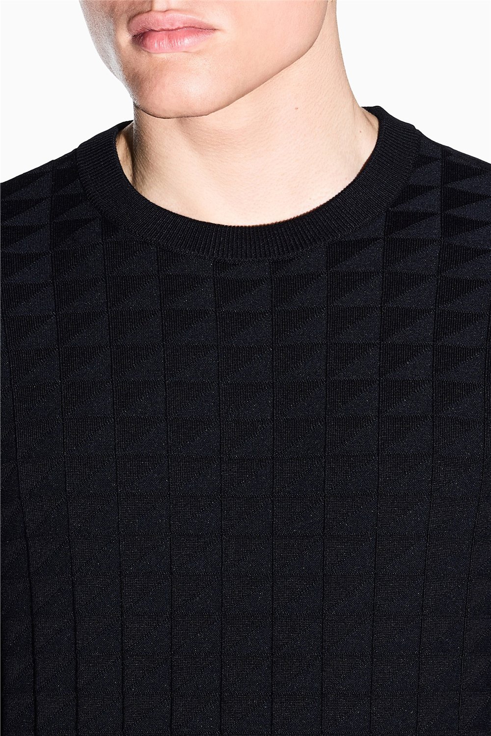 Armani Exchange Erkek Triko Lacivert