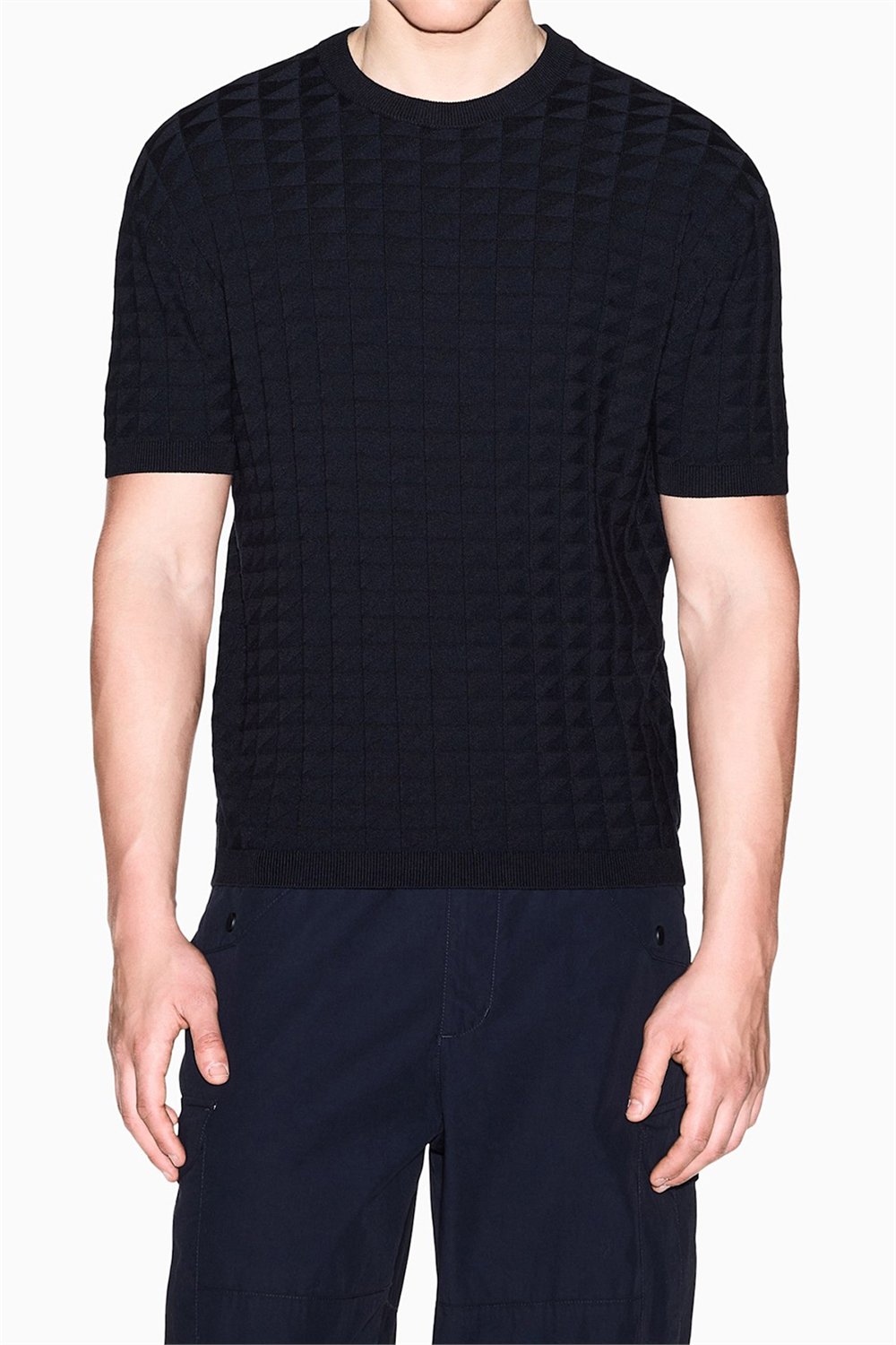 Armani Exchange Erkek Triko Lacivert