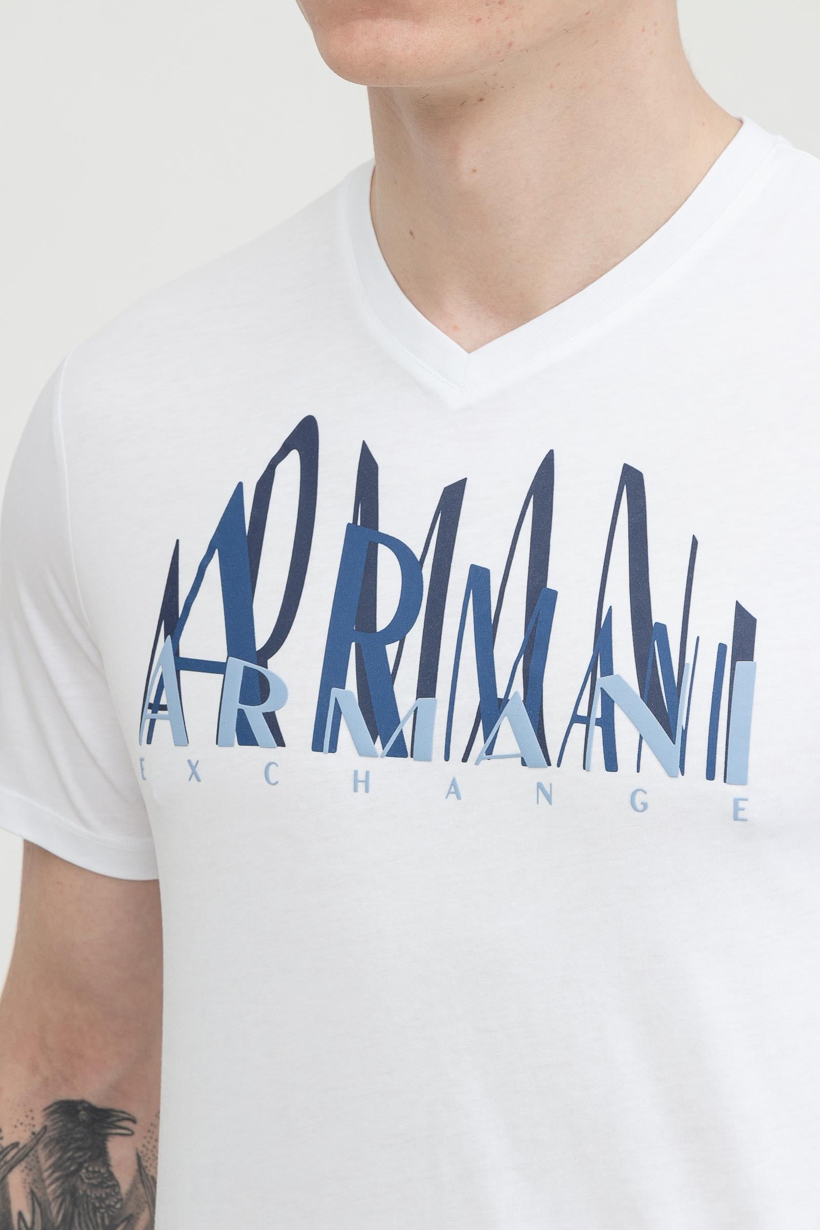 Armani Exchange Erkek V Yaka T-Shirt