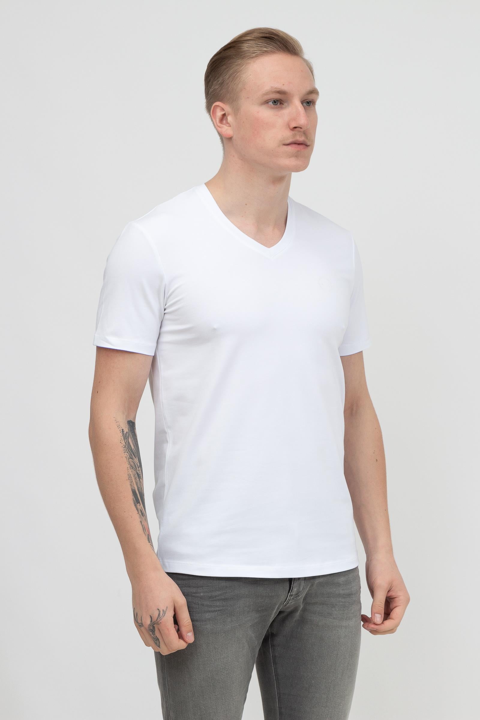 Armani Exchange Erkek V Yaka T-Shirt