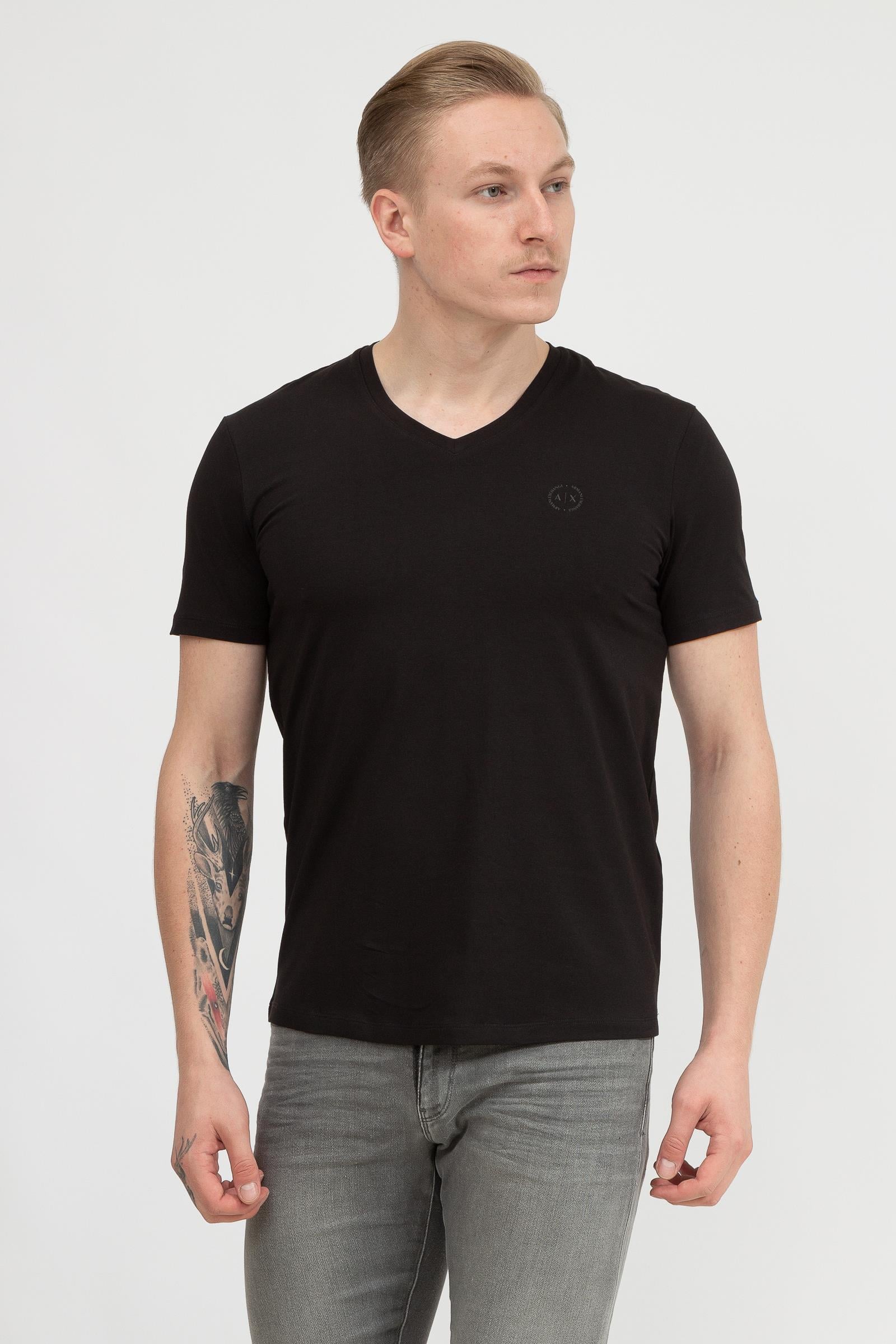 Armani Exchange Erkek V Yaka T-Shirt