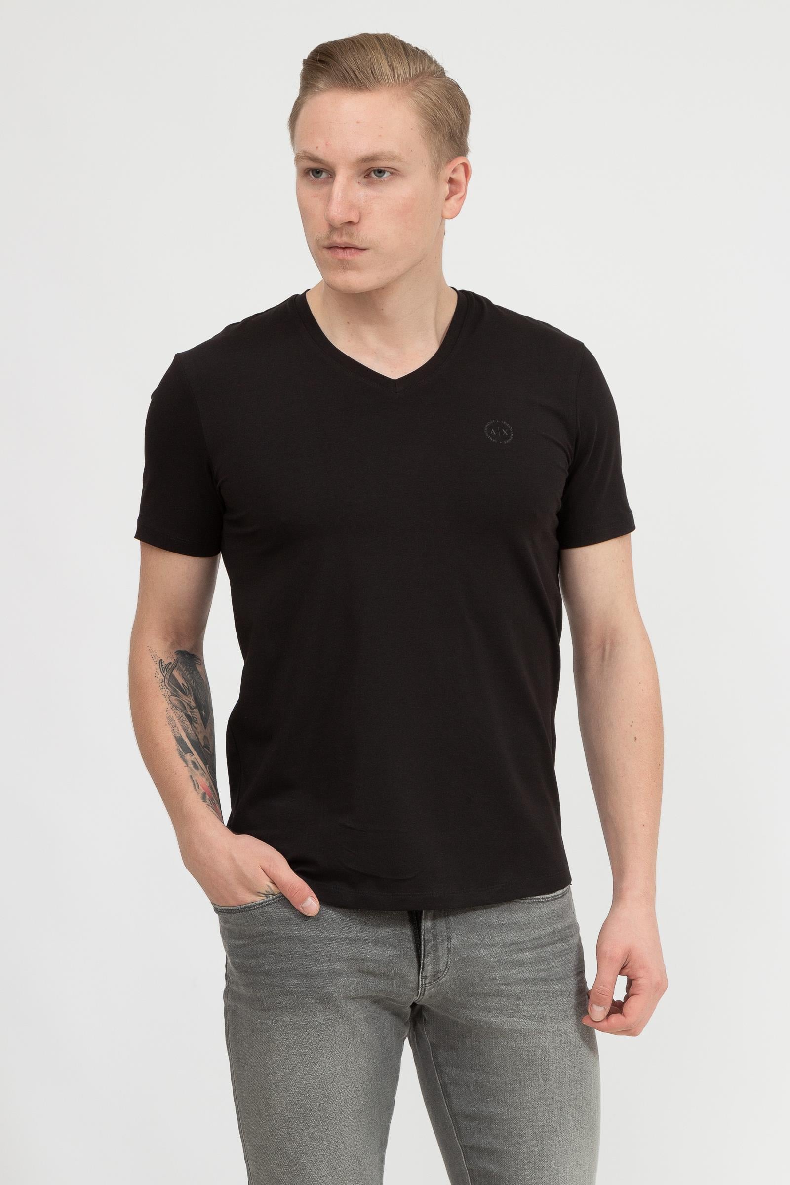 Armani Exchange Erkek V Yaka T-Shirt