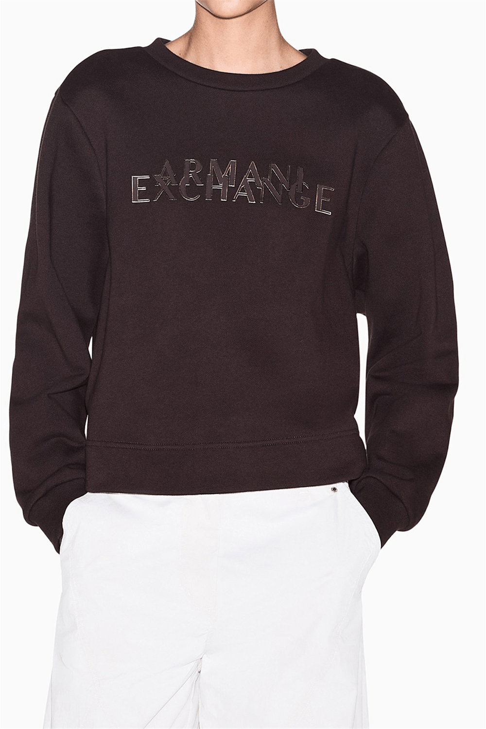 Armani Exchange Kadın Bisiklet Yaka Sweatshirt