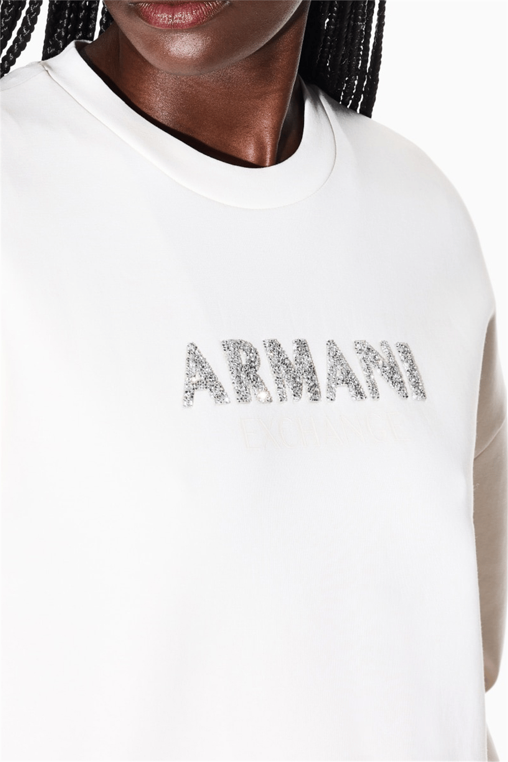 Armani Exchange Kadın Bisiklet Yaka Sweatshirt Çok Renkli