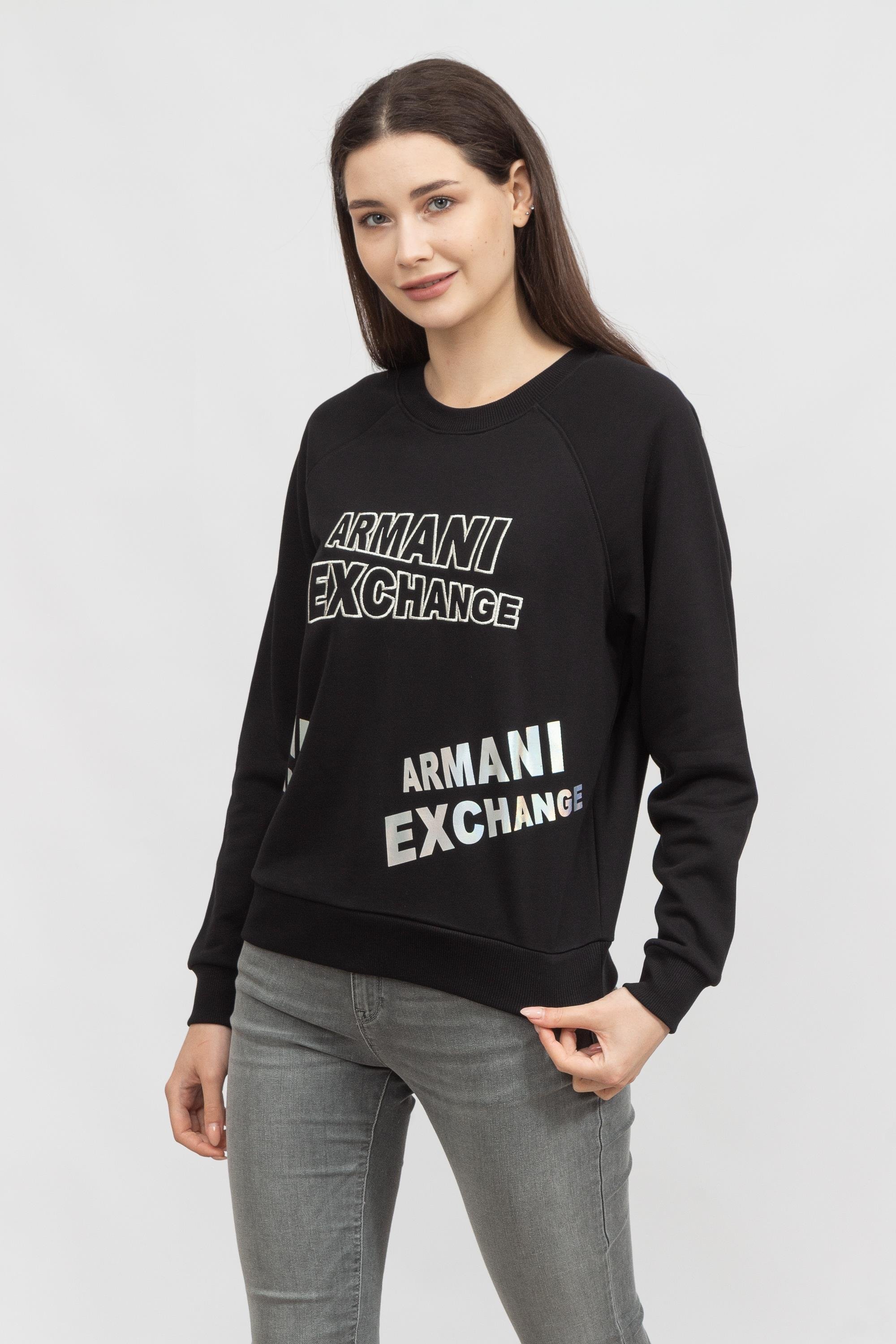 Armani Exchange Kadın Bisiklet Yaka Sweatshirt