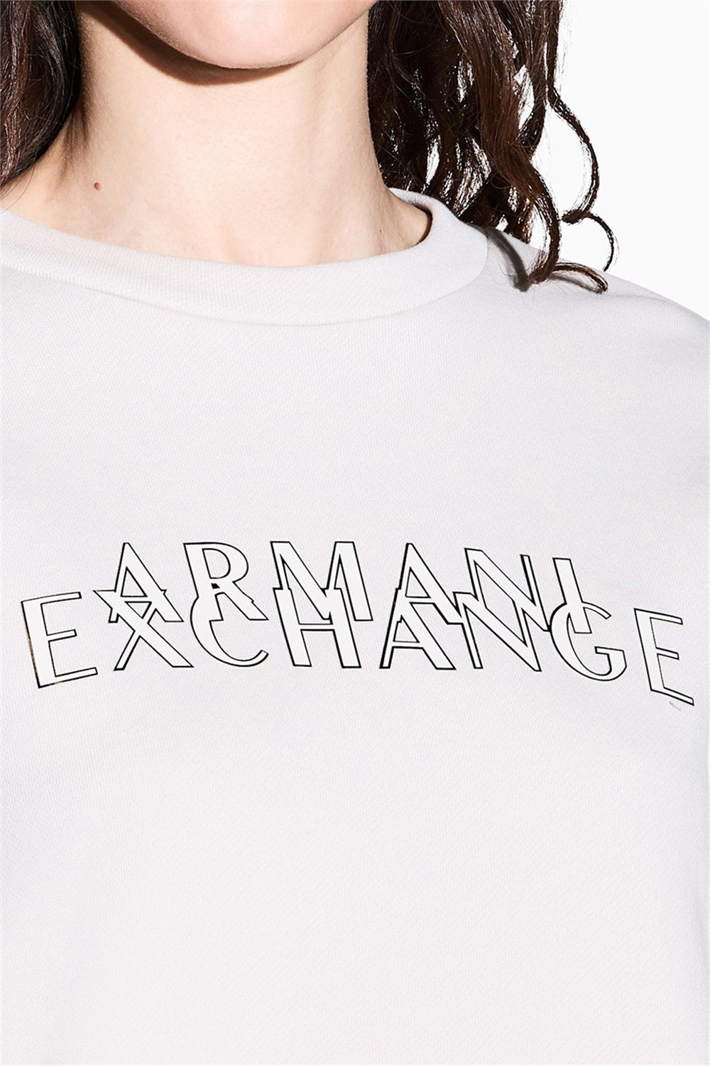 Armani Exchange Kadın Bisiklet Yaka Sweatshirt