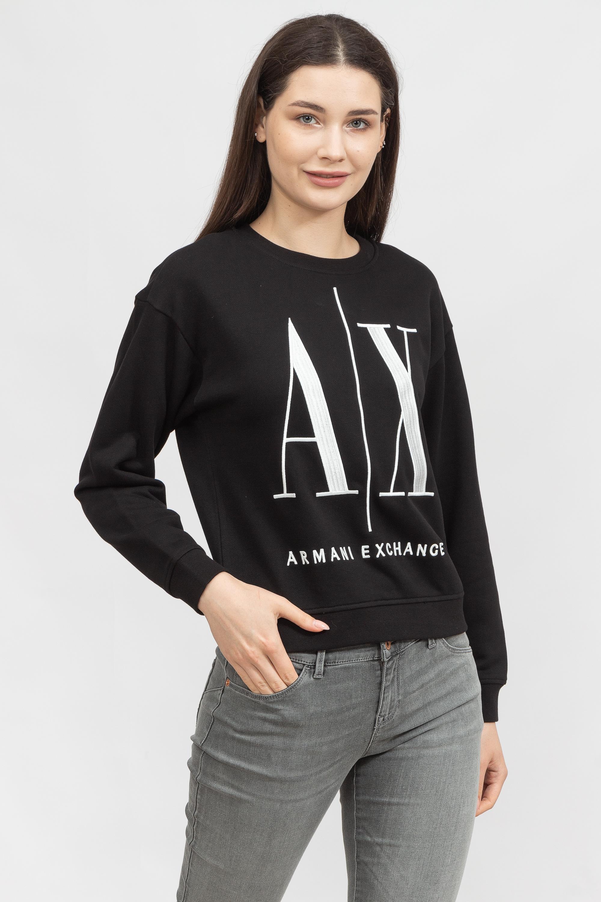 Armani Exchange Kadın Bisiklet Yaka Sweatshirt