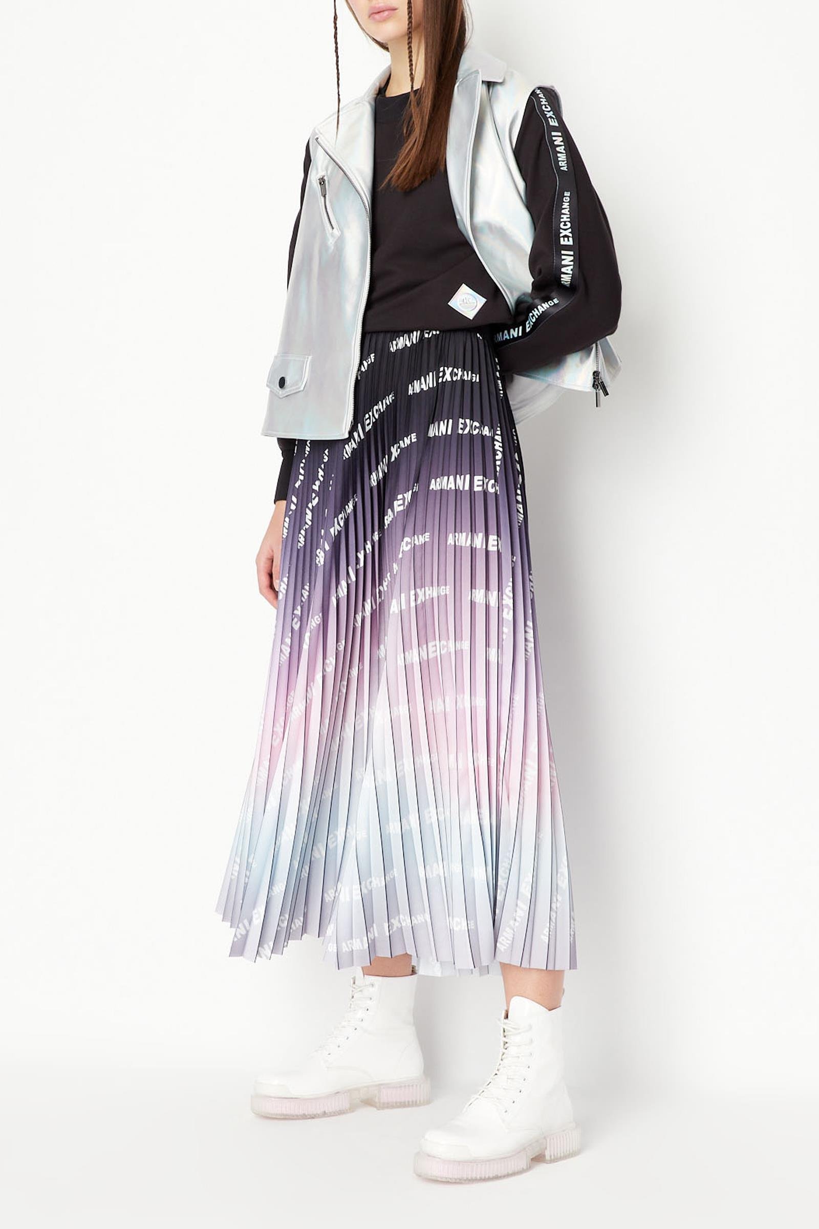 Armani Exchange Kadın Bisiklet Yaka Sweatshirt