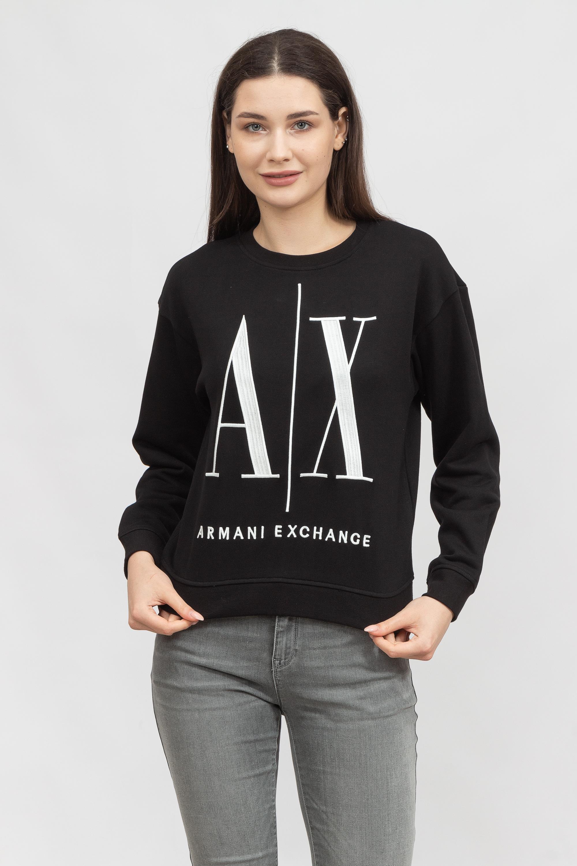 Armani Exchange Kadın Bisiklet Yaka Sweatshirt