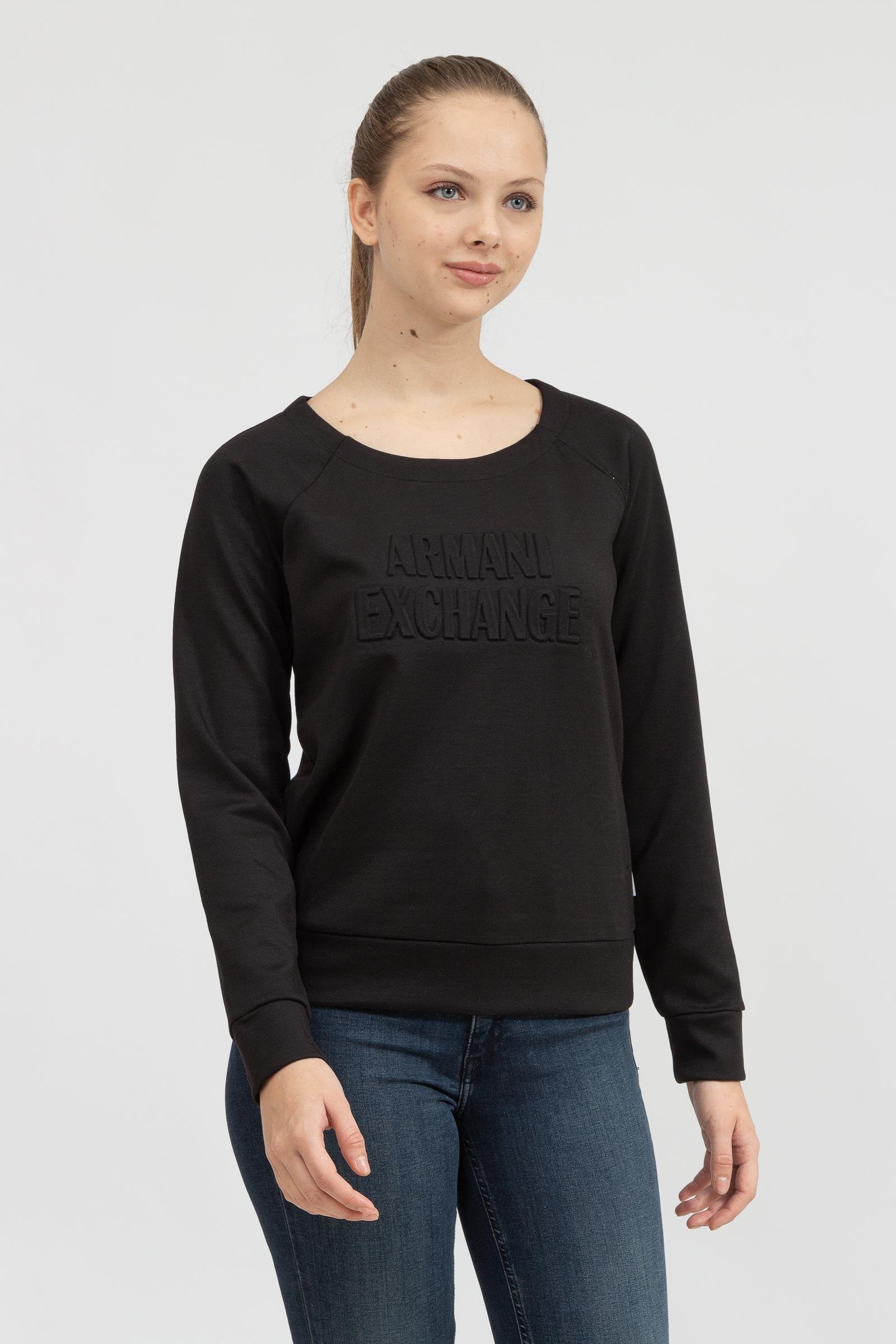 Armani Exchange Kadın Bisiklet Yaka Sweatshirt