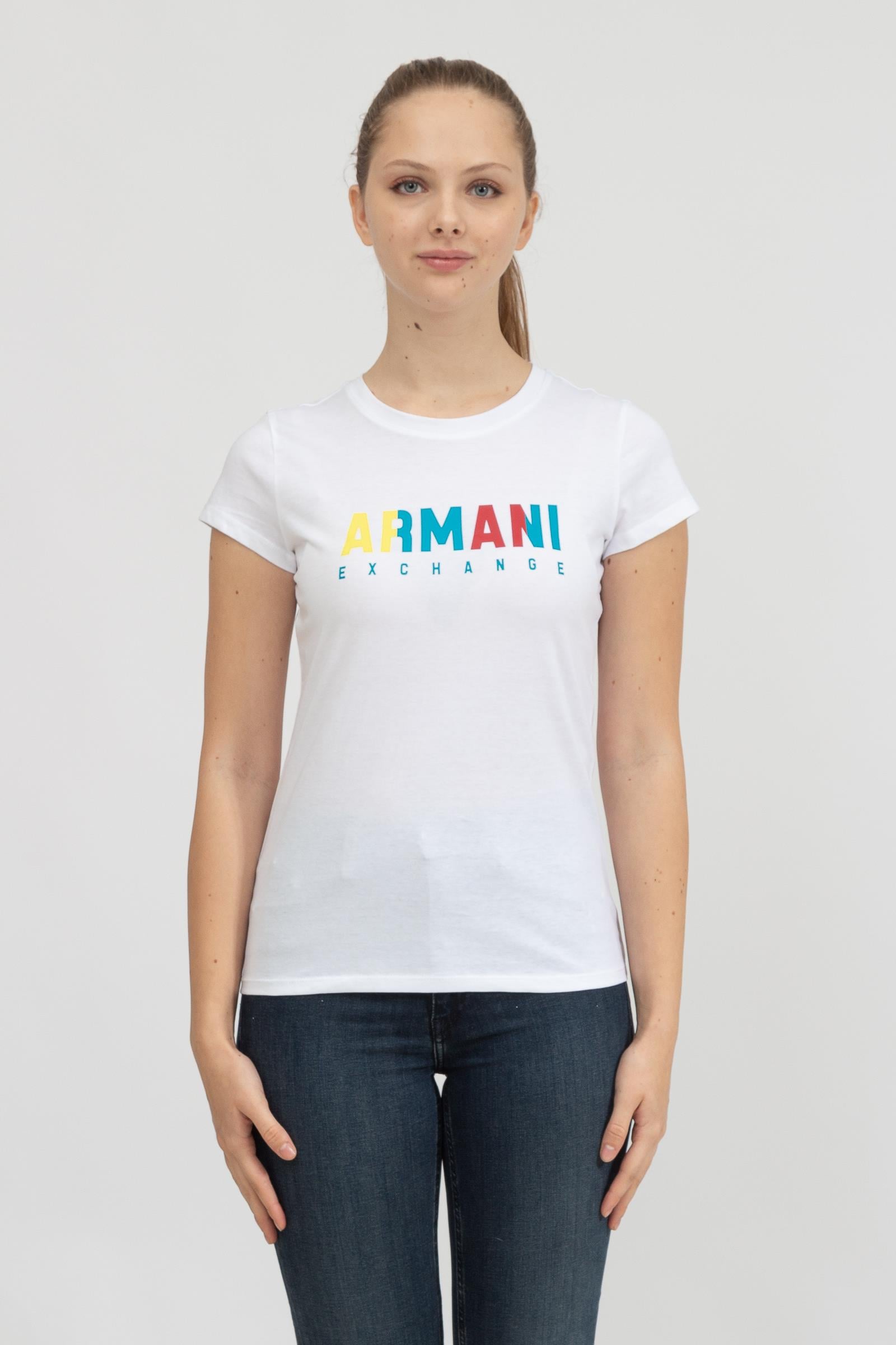Armani Exchange Kadın Bisiklet Yaka T-Shirt