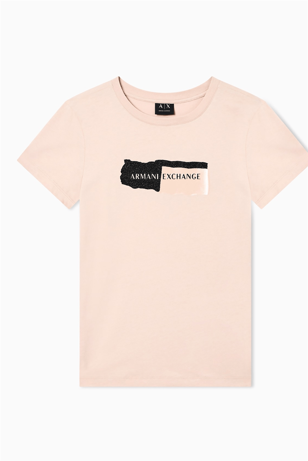 Armani Exchange Kadın Bisiklet Yaka T-Shirt Taba