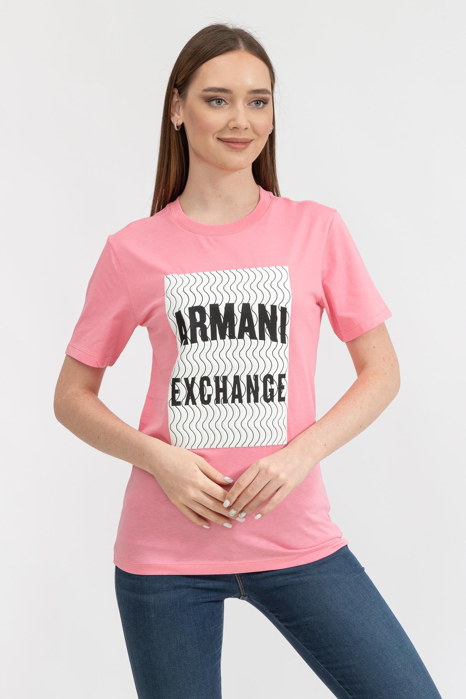 Armani Exchange Kadın Bisiklet Yaka T-Shirt