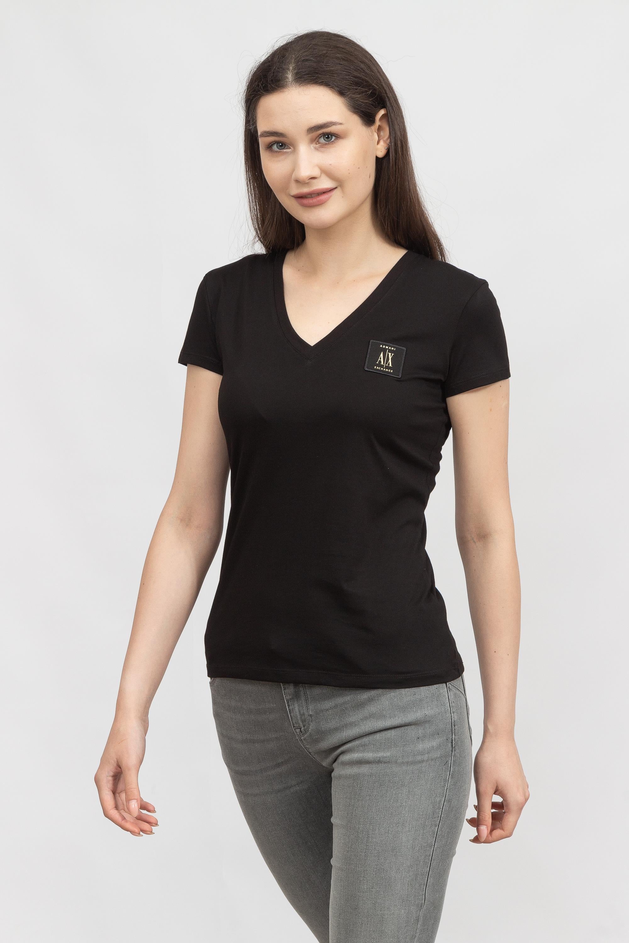 Armani Exchange Kadın Bisiklet Yaka T-Shirt