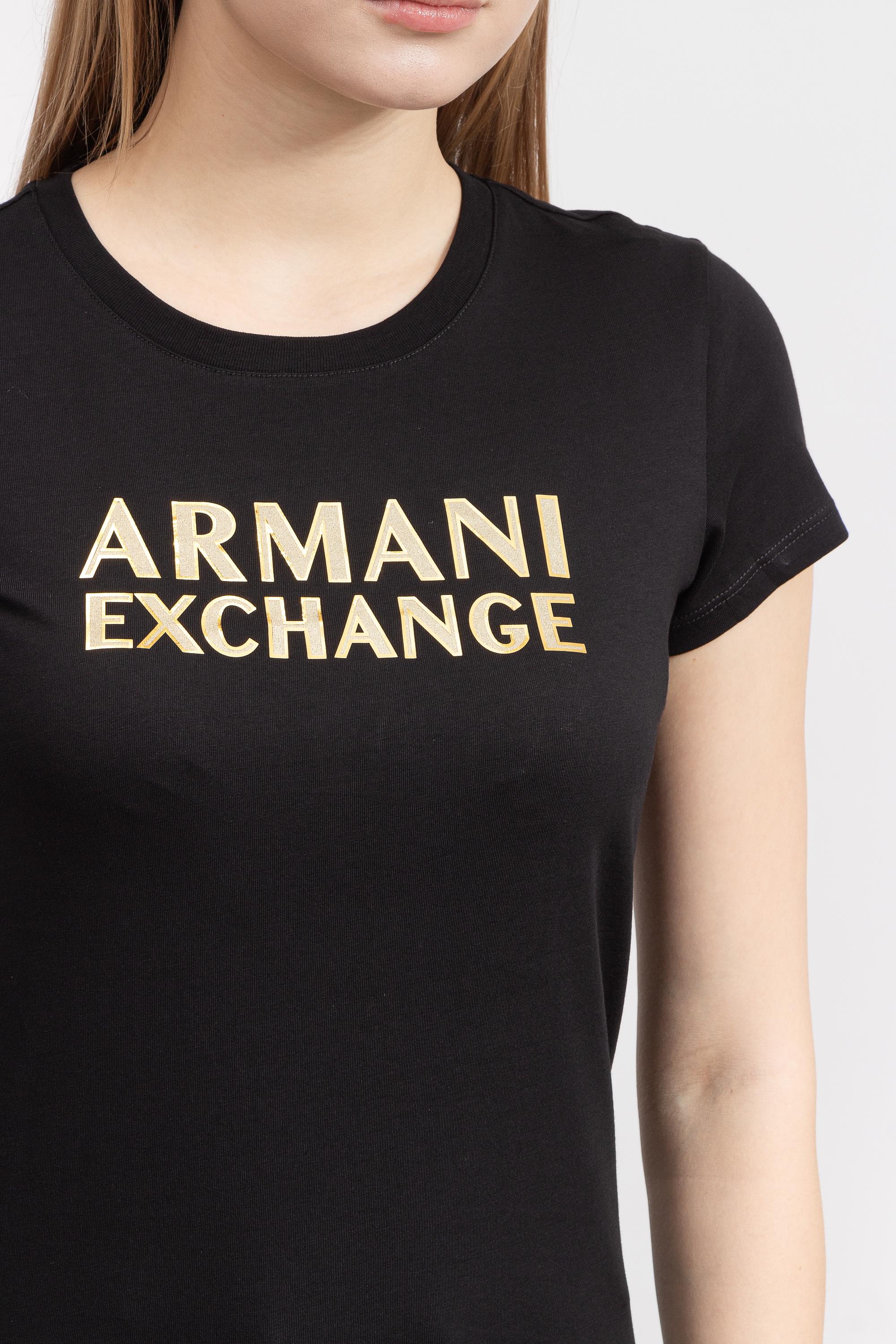 Armani Exchange Kadın Bisiklet Yaka T-Shirt
