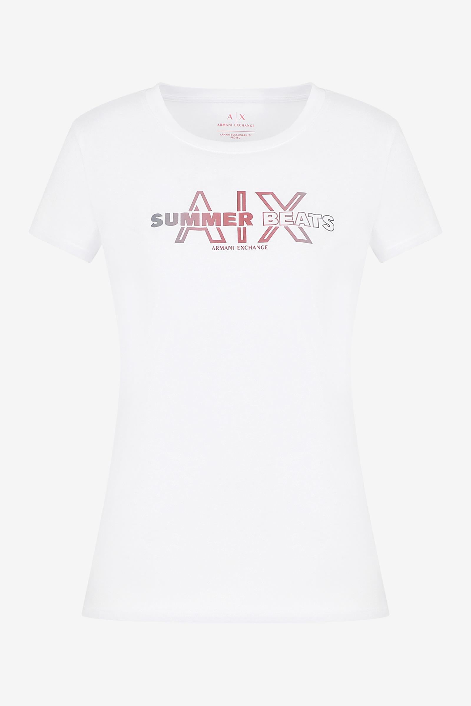 Armani Exchange Kadın Bisiklet Yaka T-Shirt