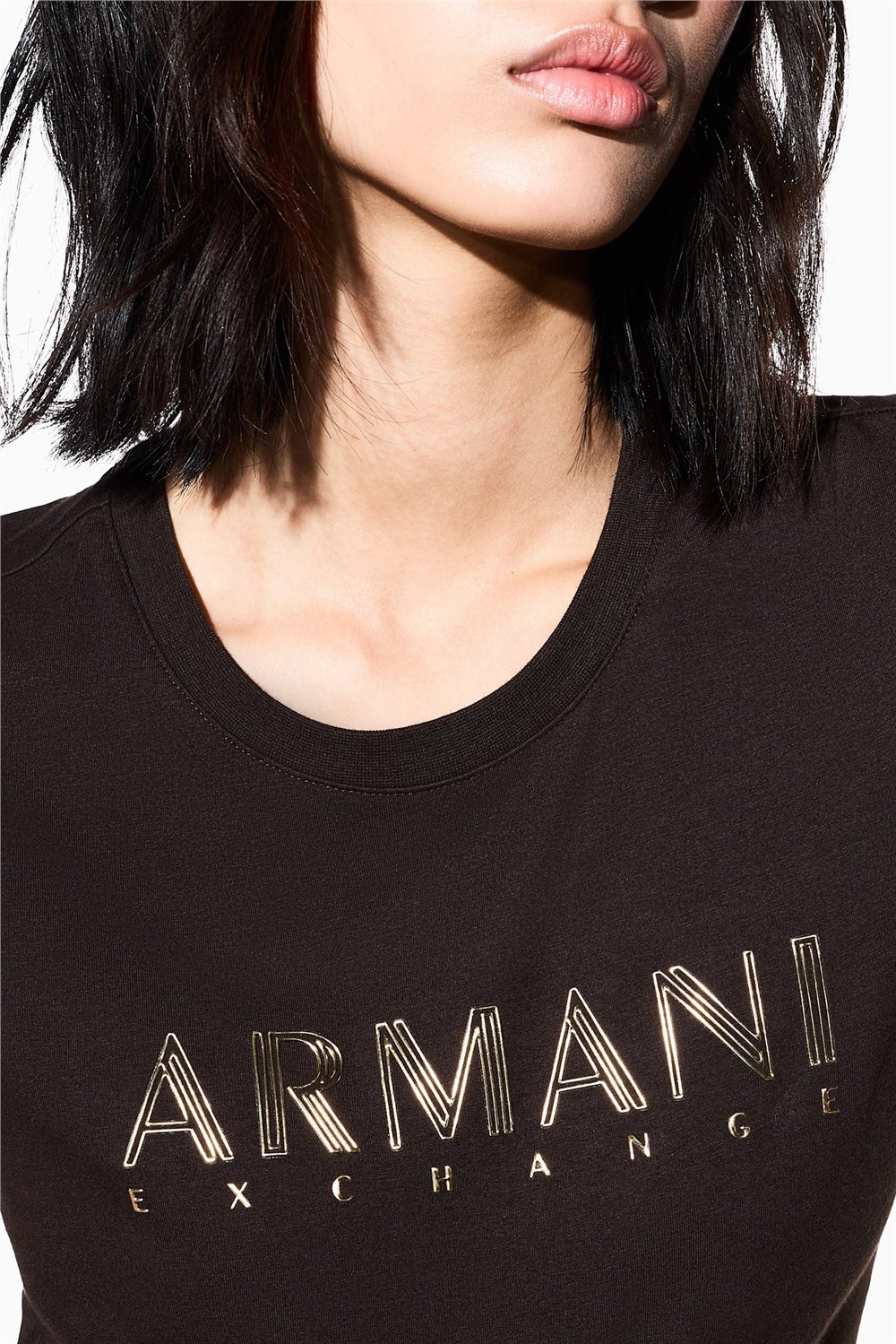 Armani Exchange Kadın Bisiklet Yaka T-Shirt