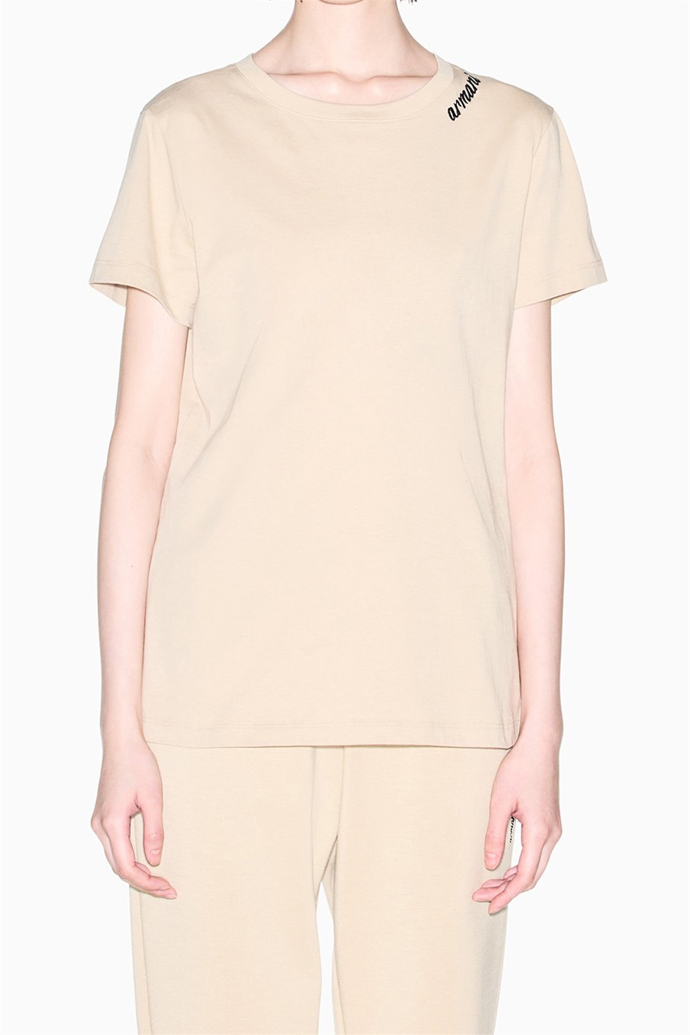 Armani Exchange Kadın Bisiklet Yaka T-Shirt