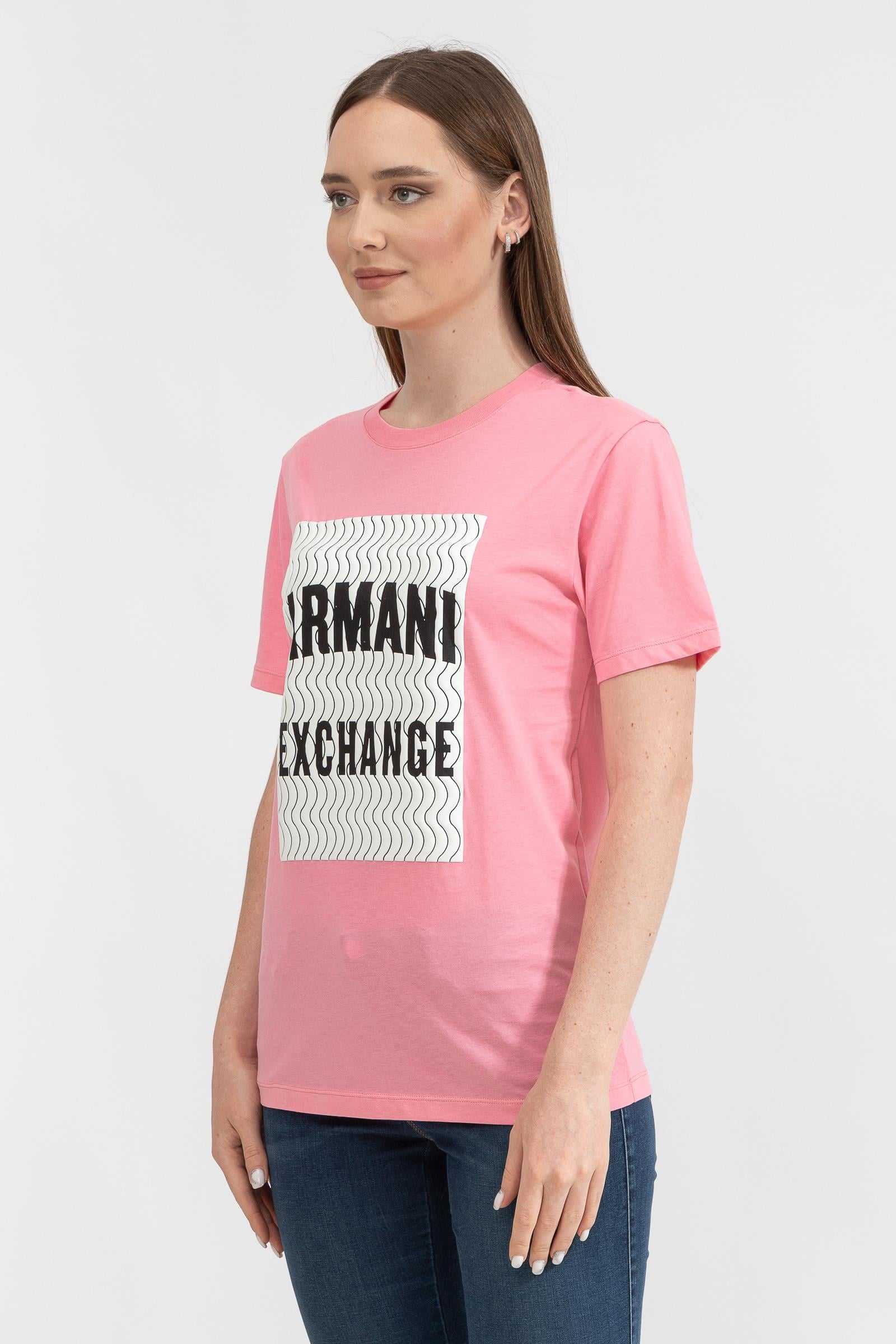 Armani Exchange Kadın Bisiklet Yaka T-Shirt