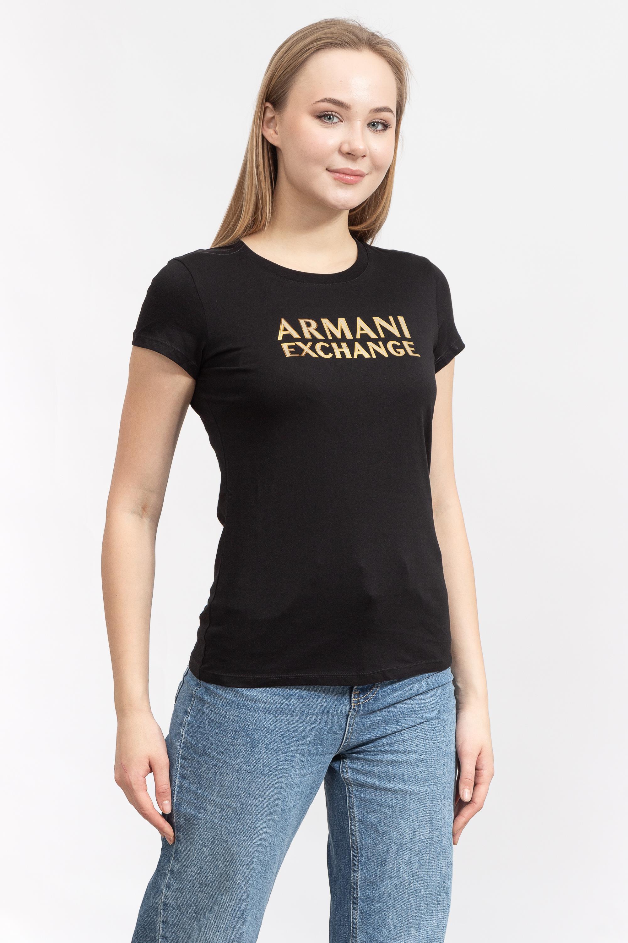 Armani Exchange Kadın Bisiklet Yaka T-Shirt