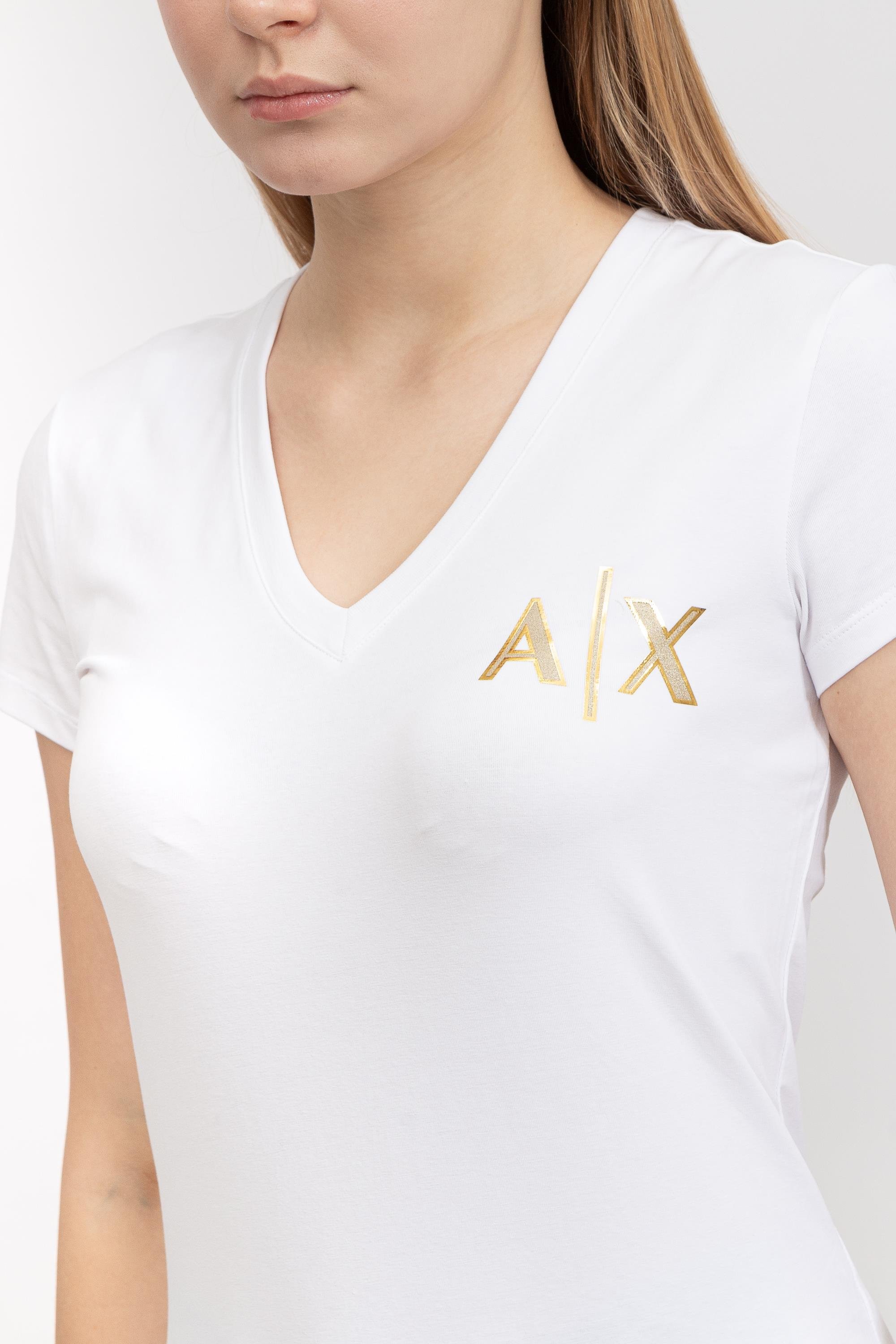 Armani Exchange Kadın Bisiklet Yaka T-Shirt