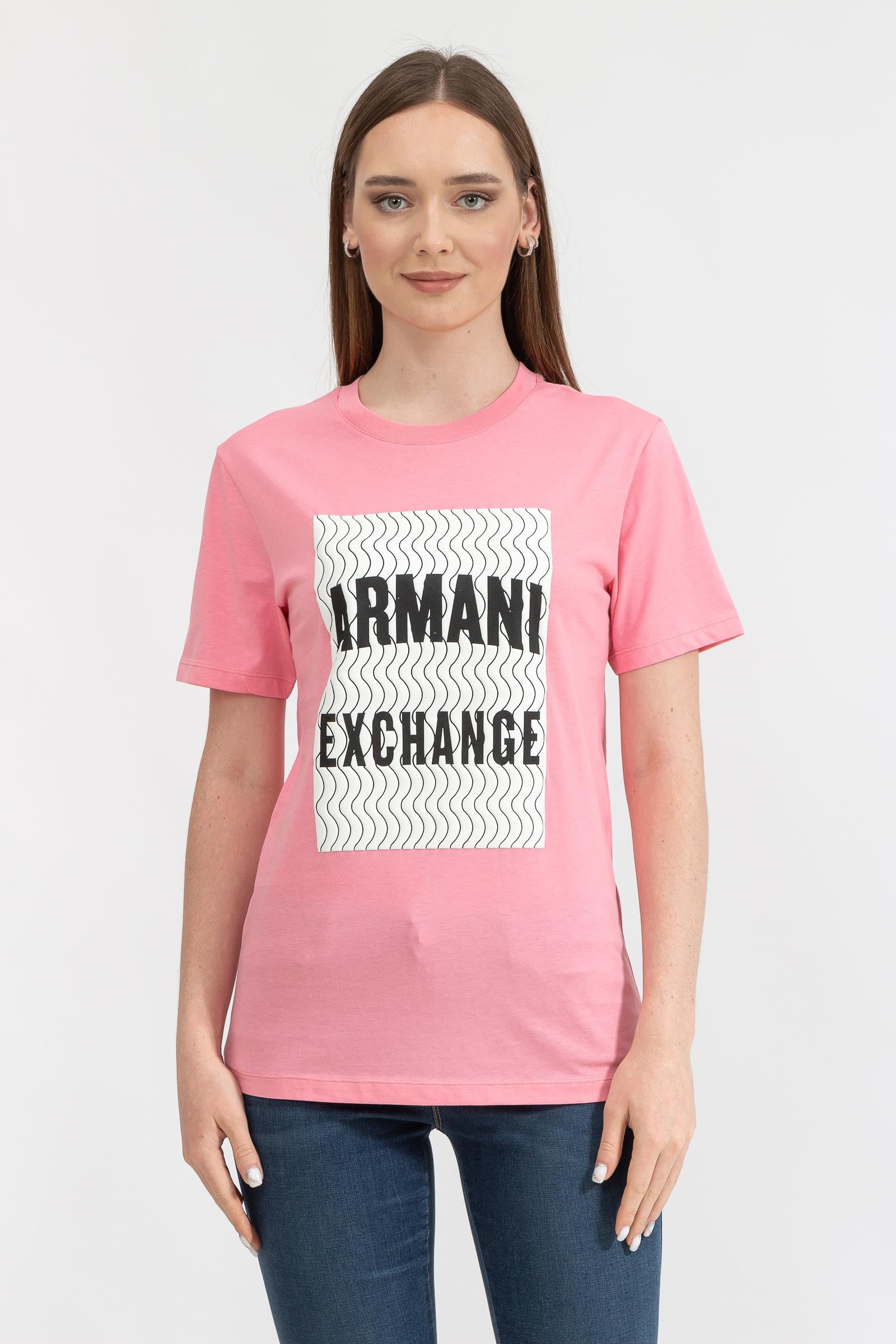 Armani Exchange Kadın Bisiklet Yaka T-Shirt