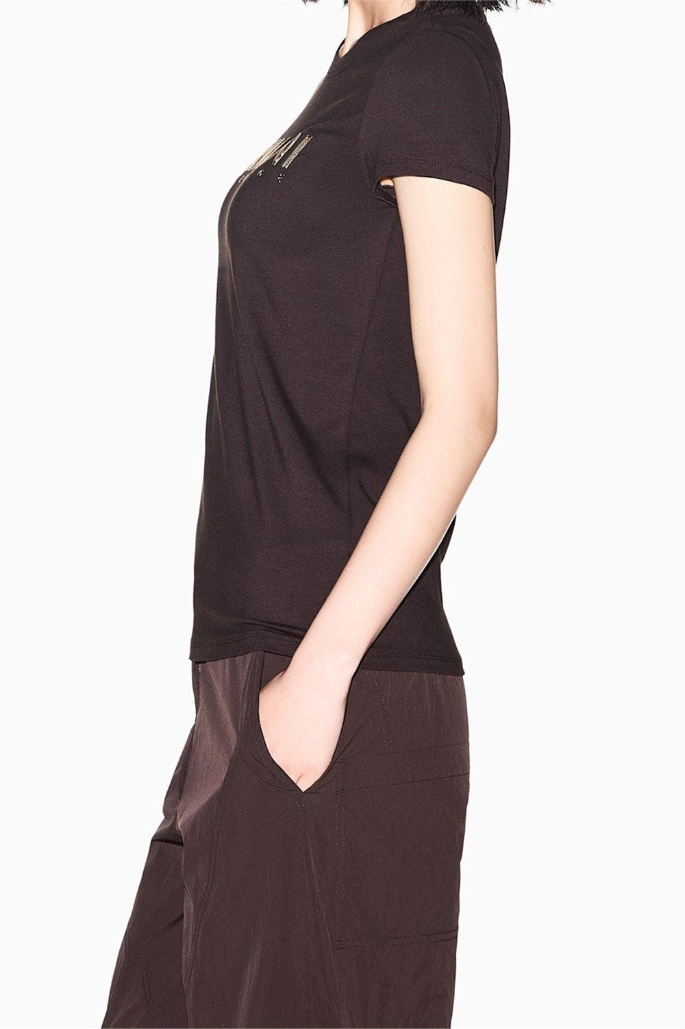 Armani Exchange Kadın Bisiklet Yaka T-Shirt