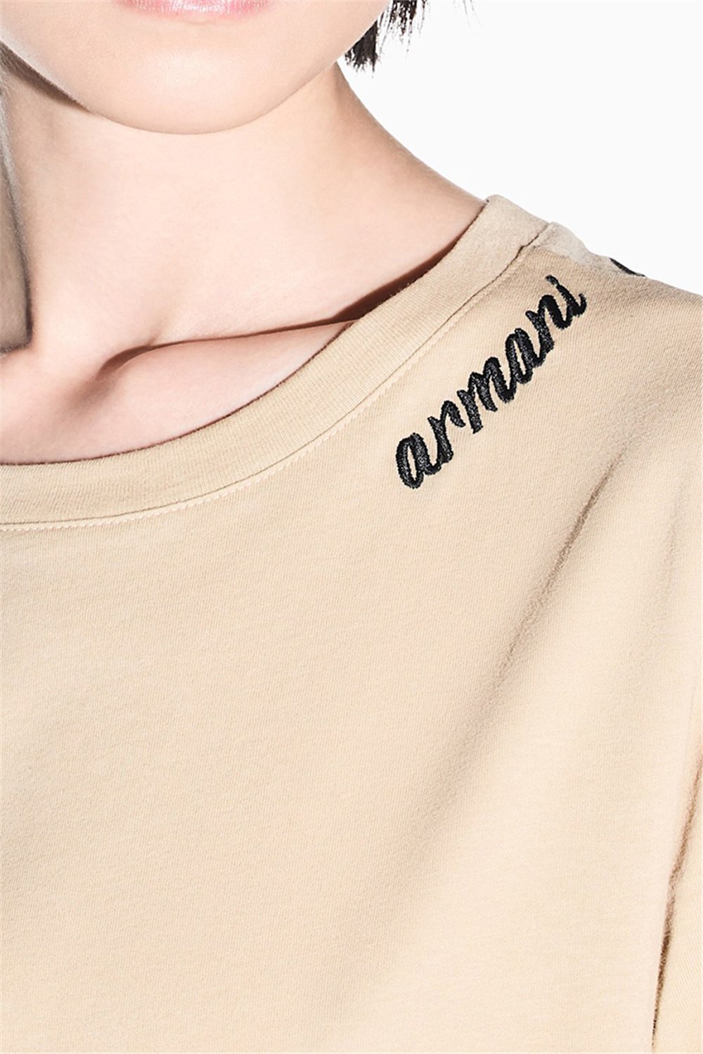 Armani Exchange Kadın Bisiklet Yaka T-Shirt