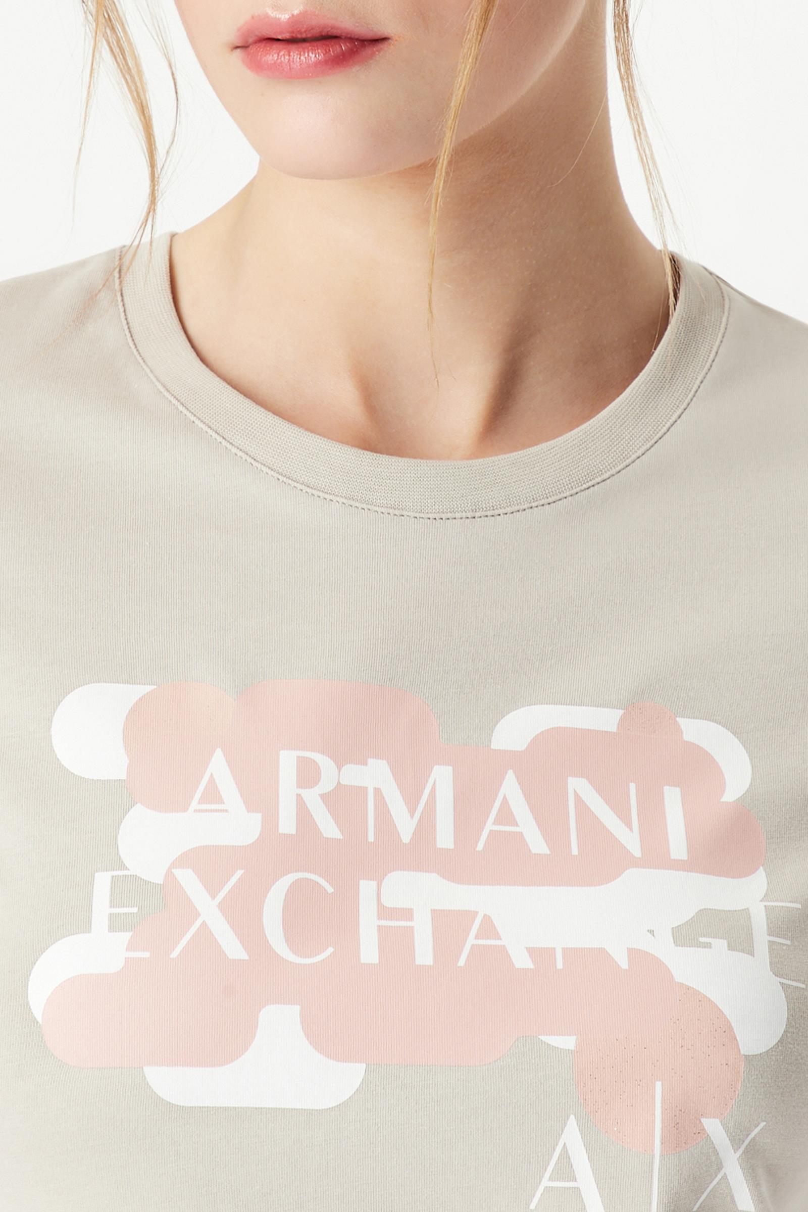 Armani Exchange Kadın Bisiklet Yaka T-Shirt