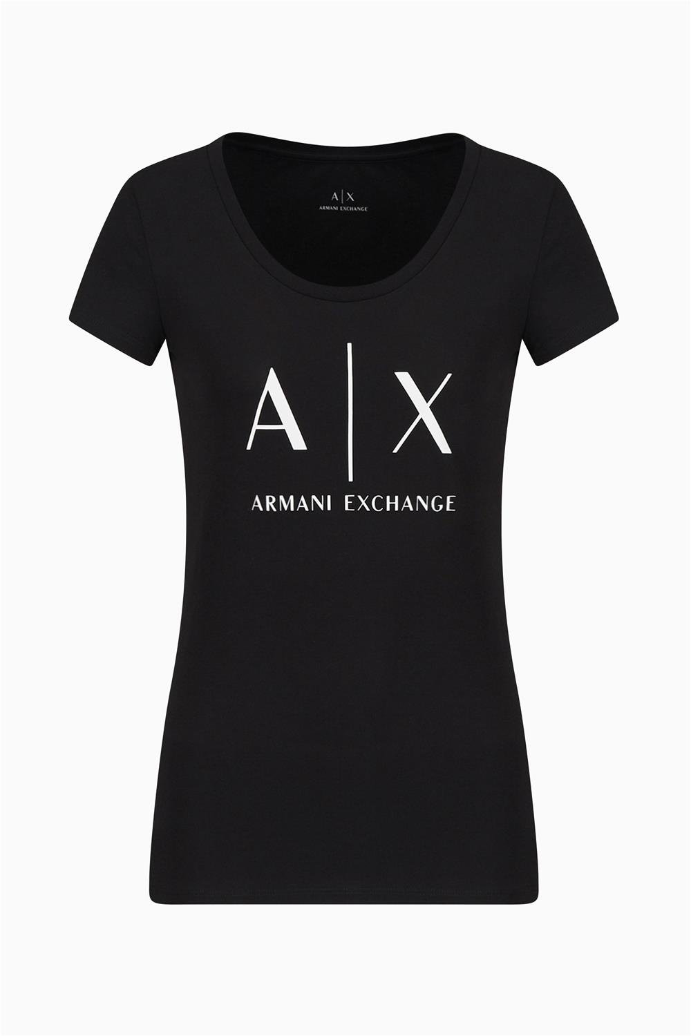Armani Exchange Kadın Bisiklet Yaka T-Shirt