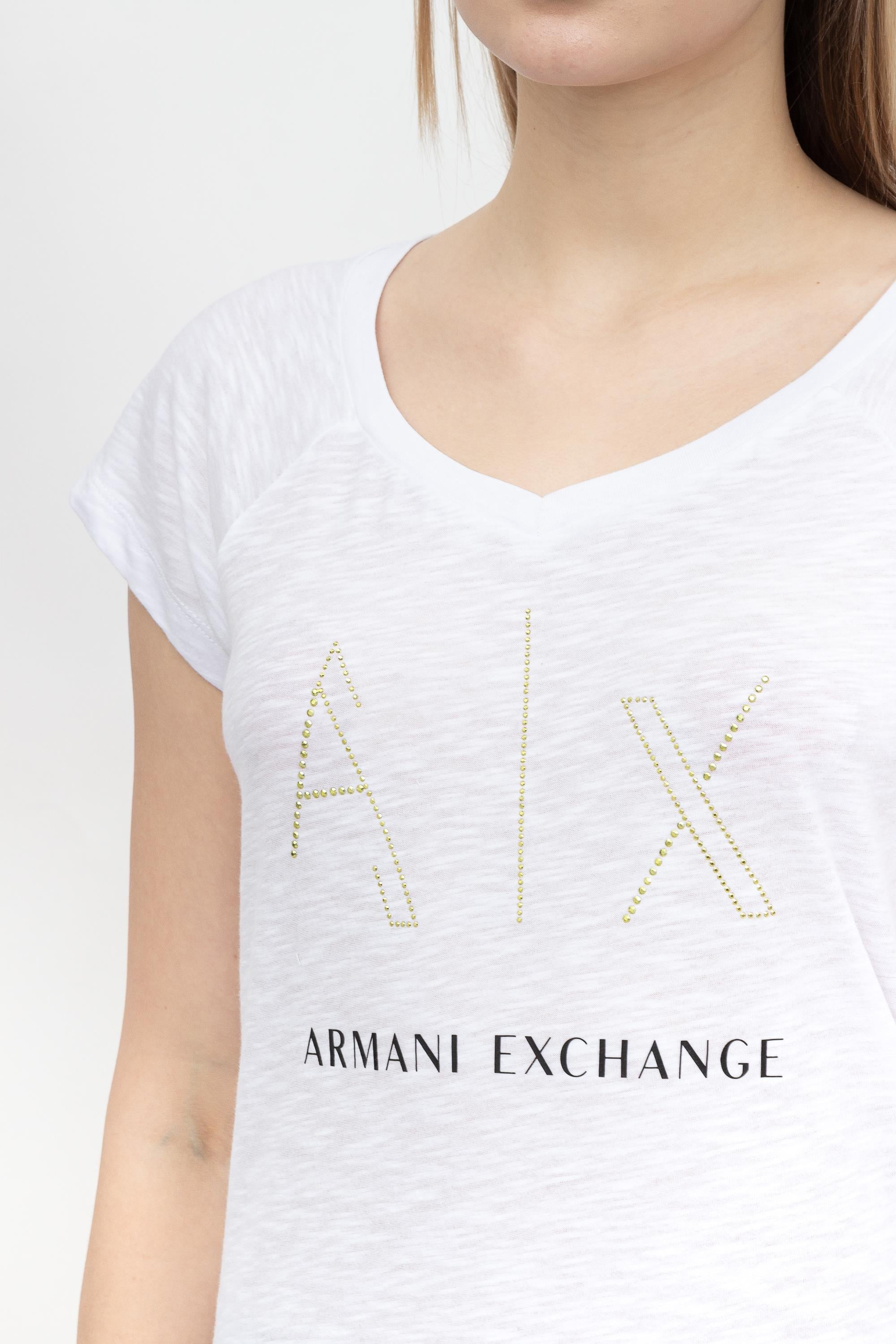 Armani Exchange Kadın Bisiklet Yaka T-Shirt
