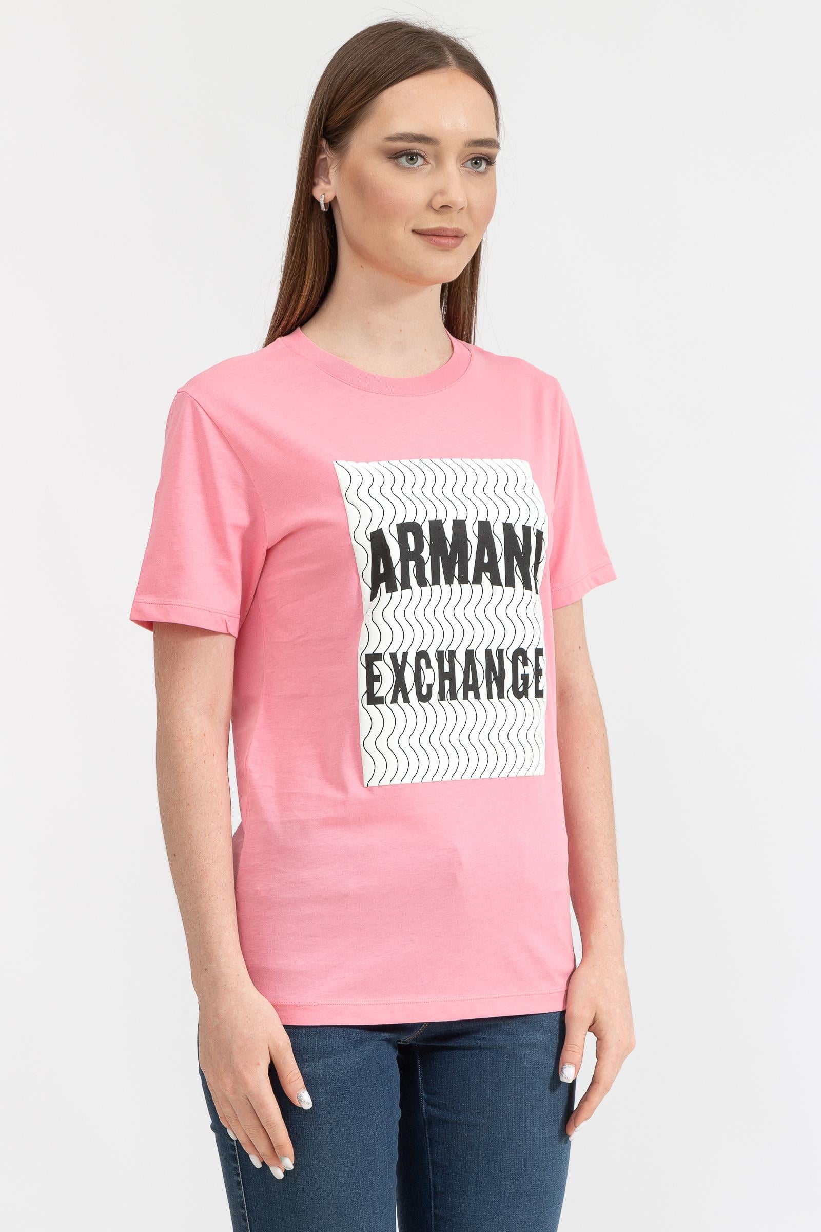 Armani Exchange Kadın Bisiklet Yaka T-Shirt