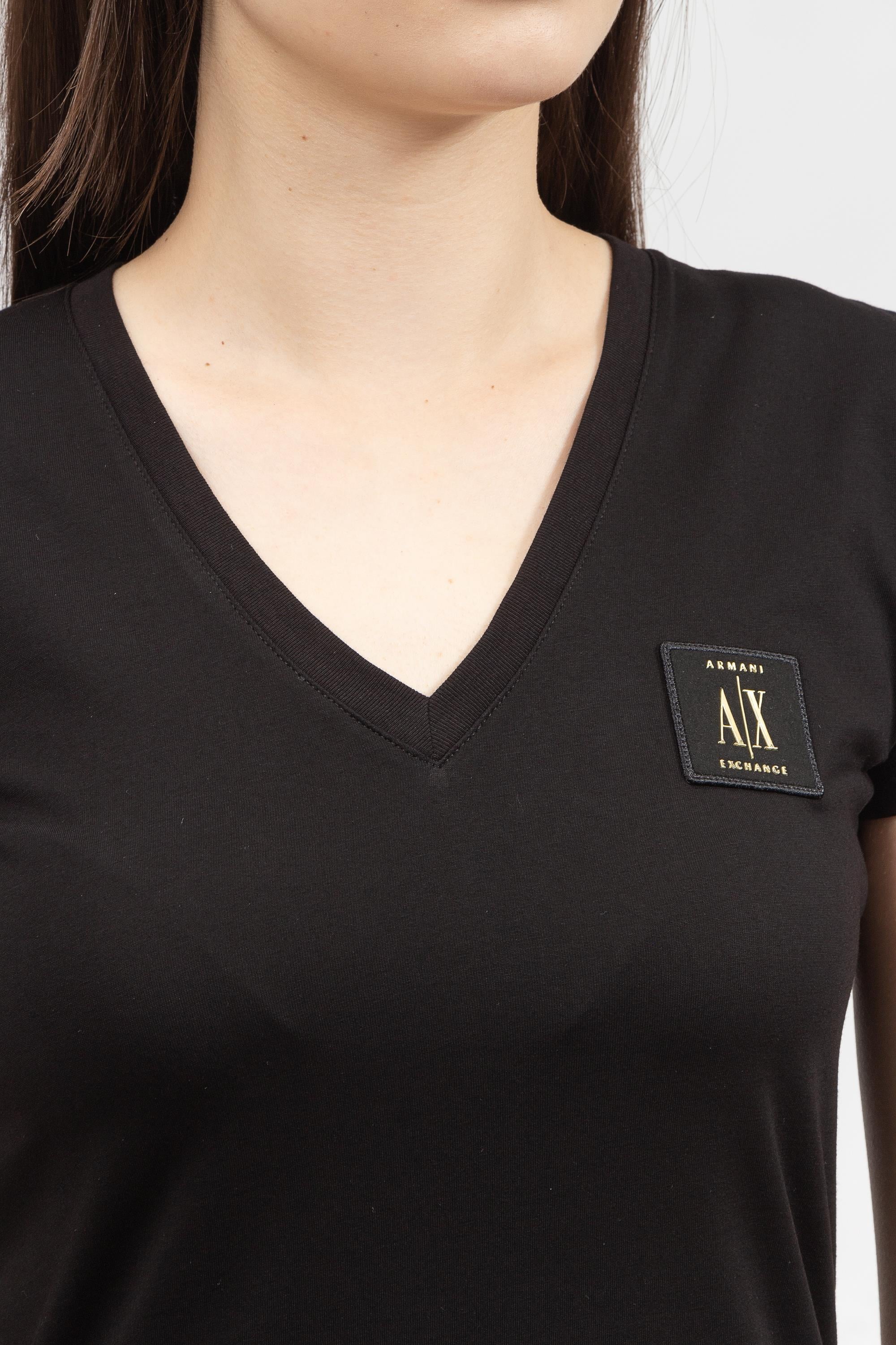 Armani Exchange Kadın Bisiklet Yaka T-Shirt