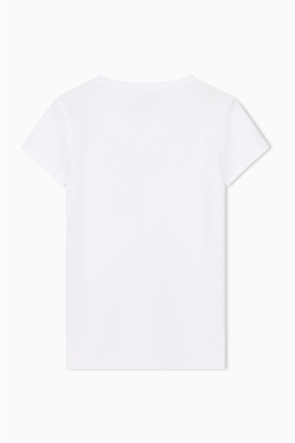 Armani Exchange Kadın Bisiklet Yaka T-Shirt Beyaz