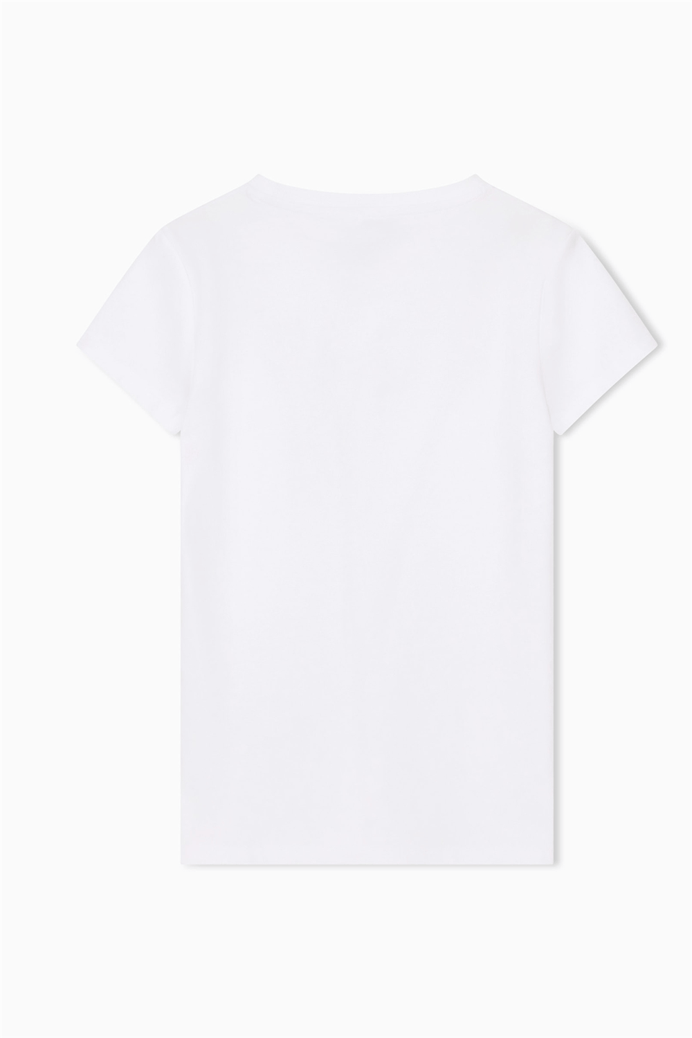 Armani Exchange Kadın Bisiklet Yaka T-Shirt Beyaz