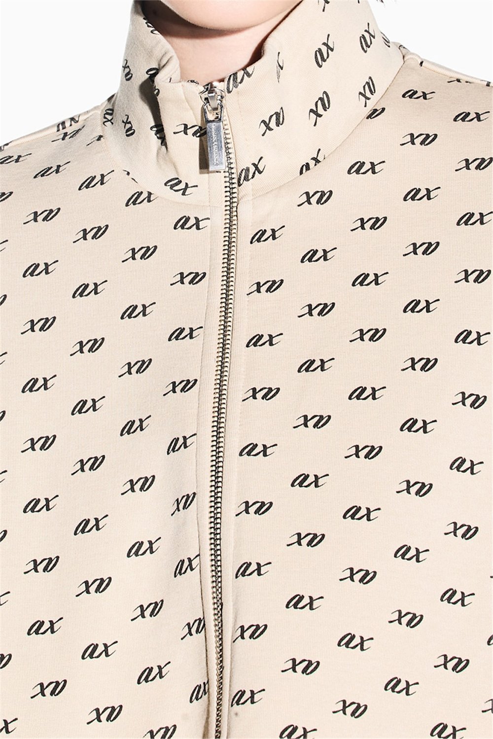 Armani Exchange Kadın Fermuarlı Sweatshirt