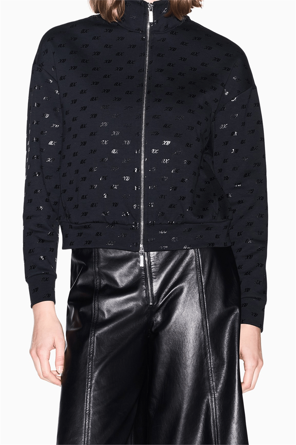 Armani Exchange Kadın Fermuarlı Sweatshirt