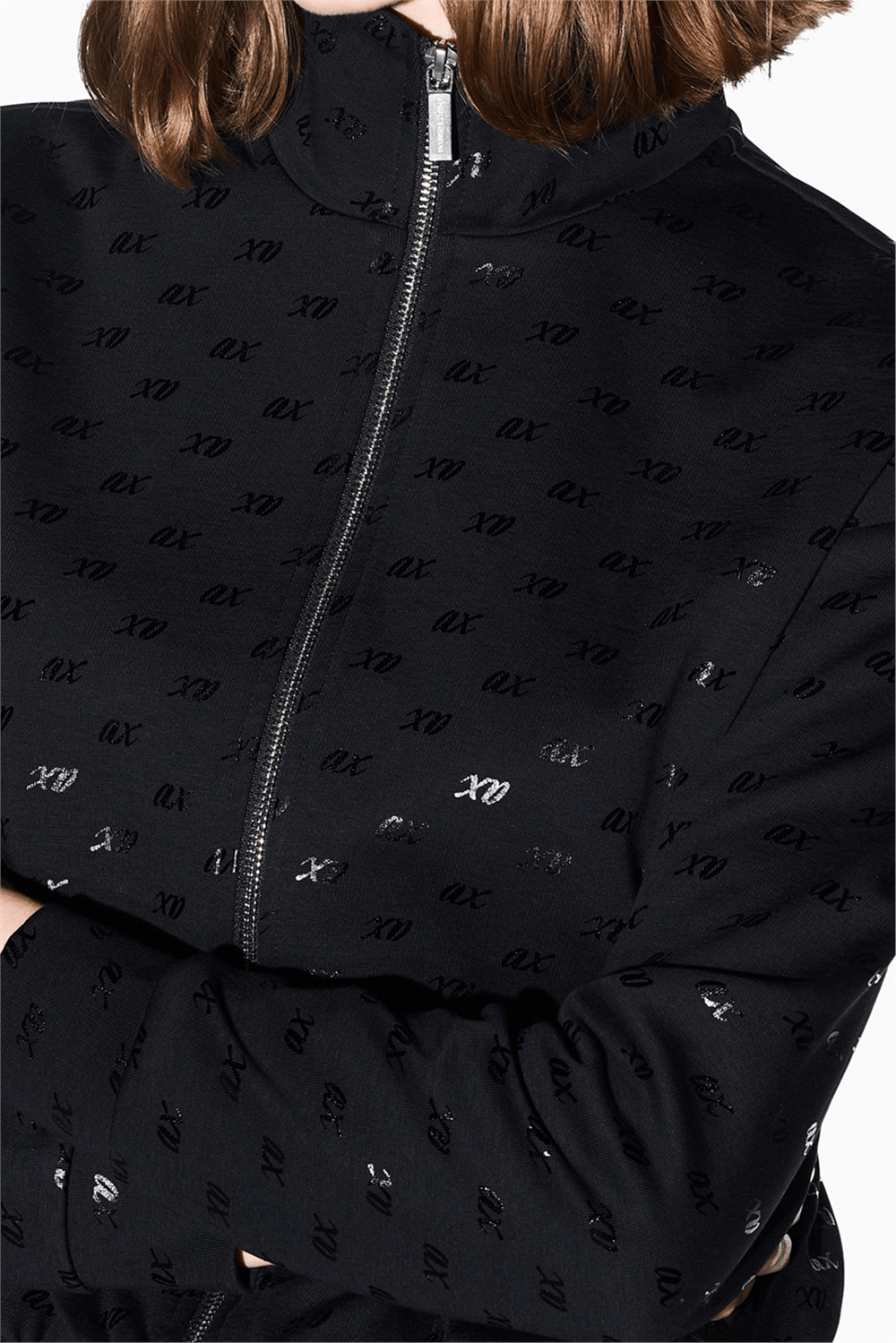 Armani Exchange Kadın Fermuarlı Sweatshirt