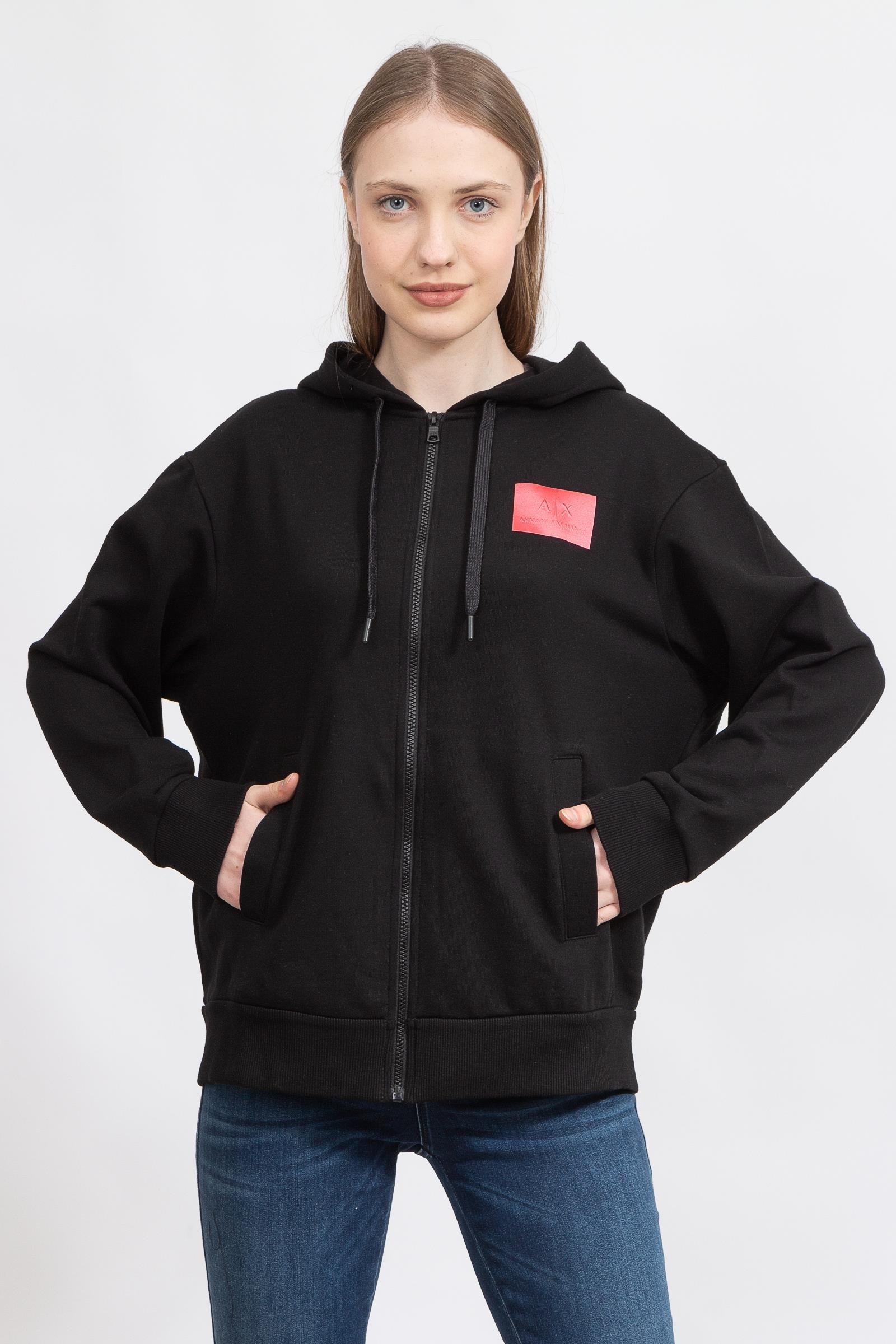 Armani Exchange Kadın Fermuarlı Sweatshirt