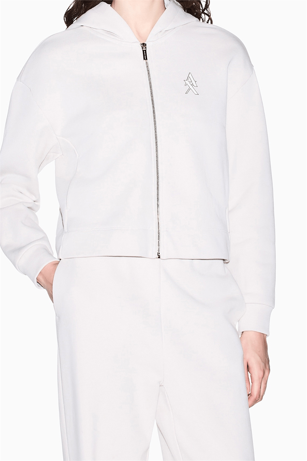 Armani Exchange Kadın Fermuarlı Sweatshirt