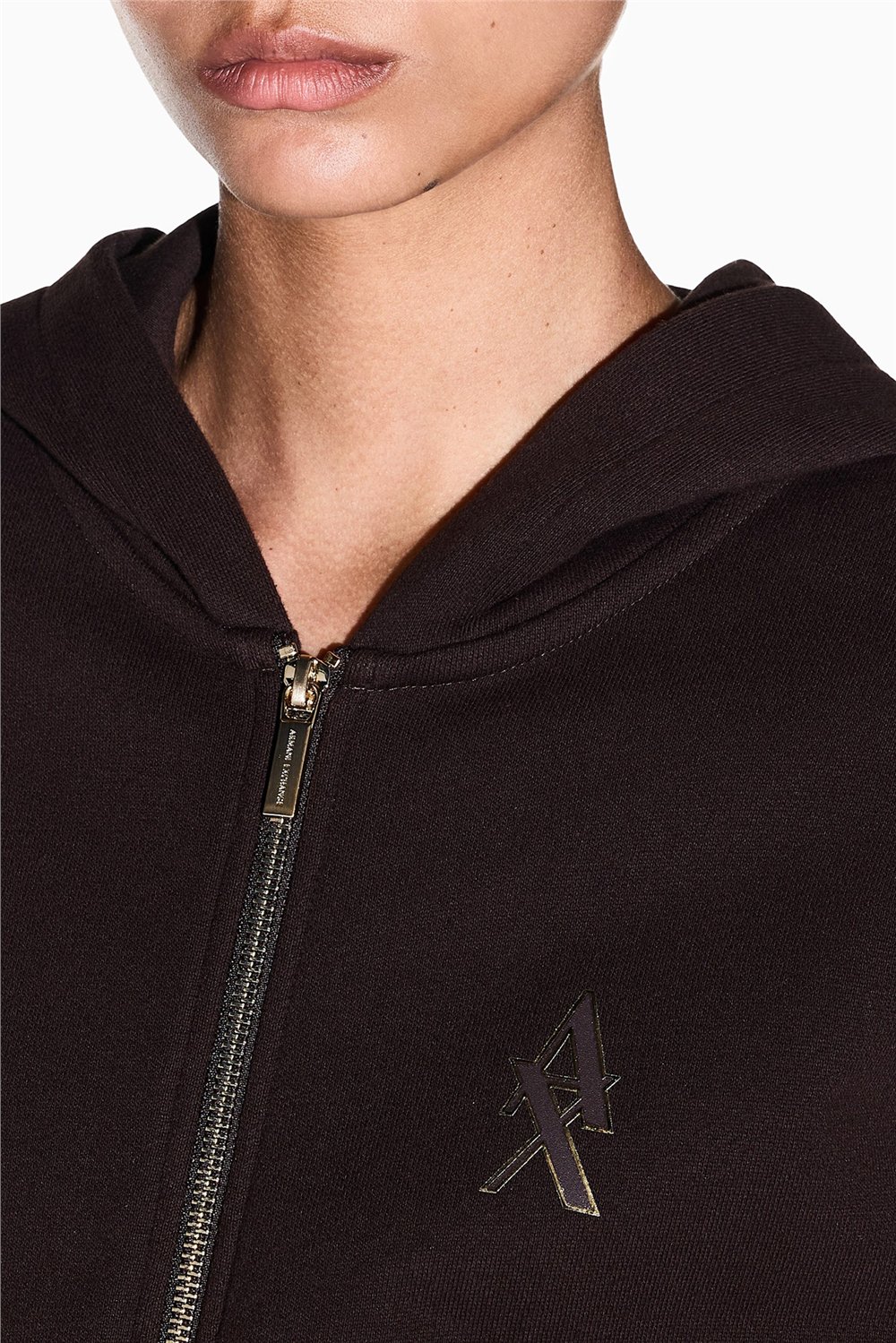 Armani Exchange Kadın Fermuarlı Sweatshirt