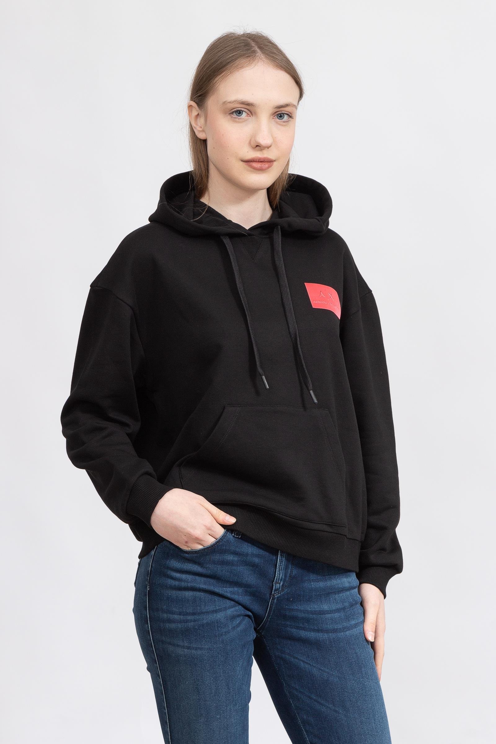 Armani Exchange Kadın Kapüşonlu Sweatshirt