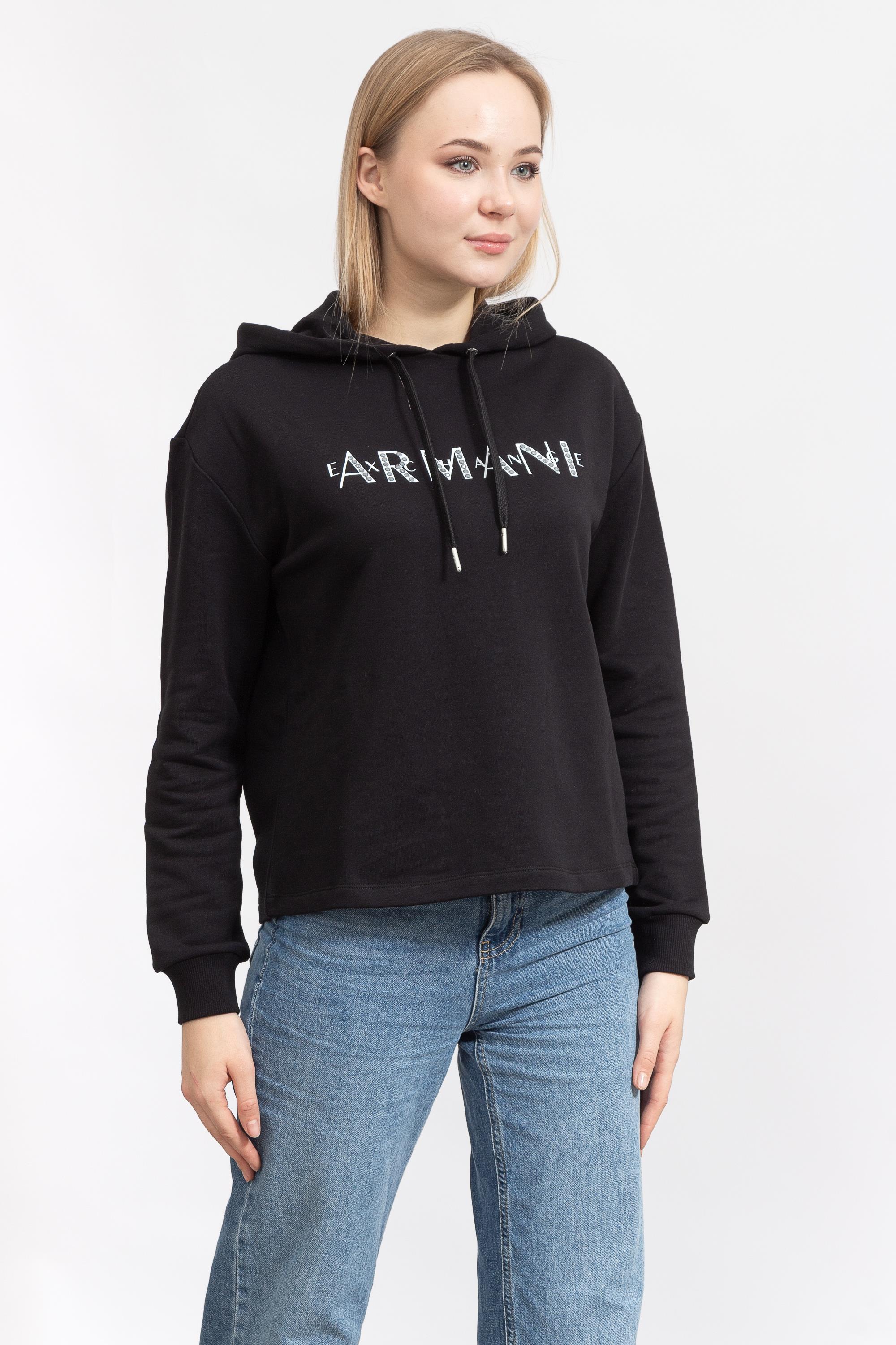Armani Exchange Kadın Kapüşonlu Sweatshirt