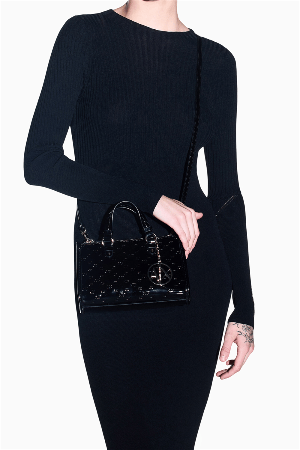 Armani Exchange Kadın Mini Omuz Çantası Siyah